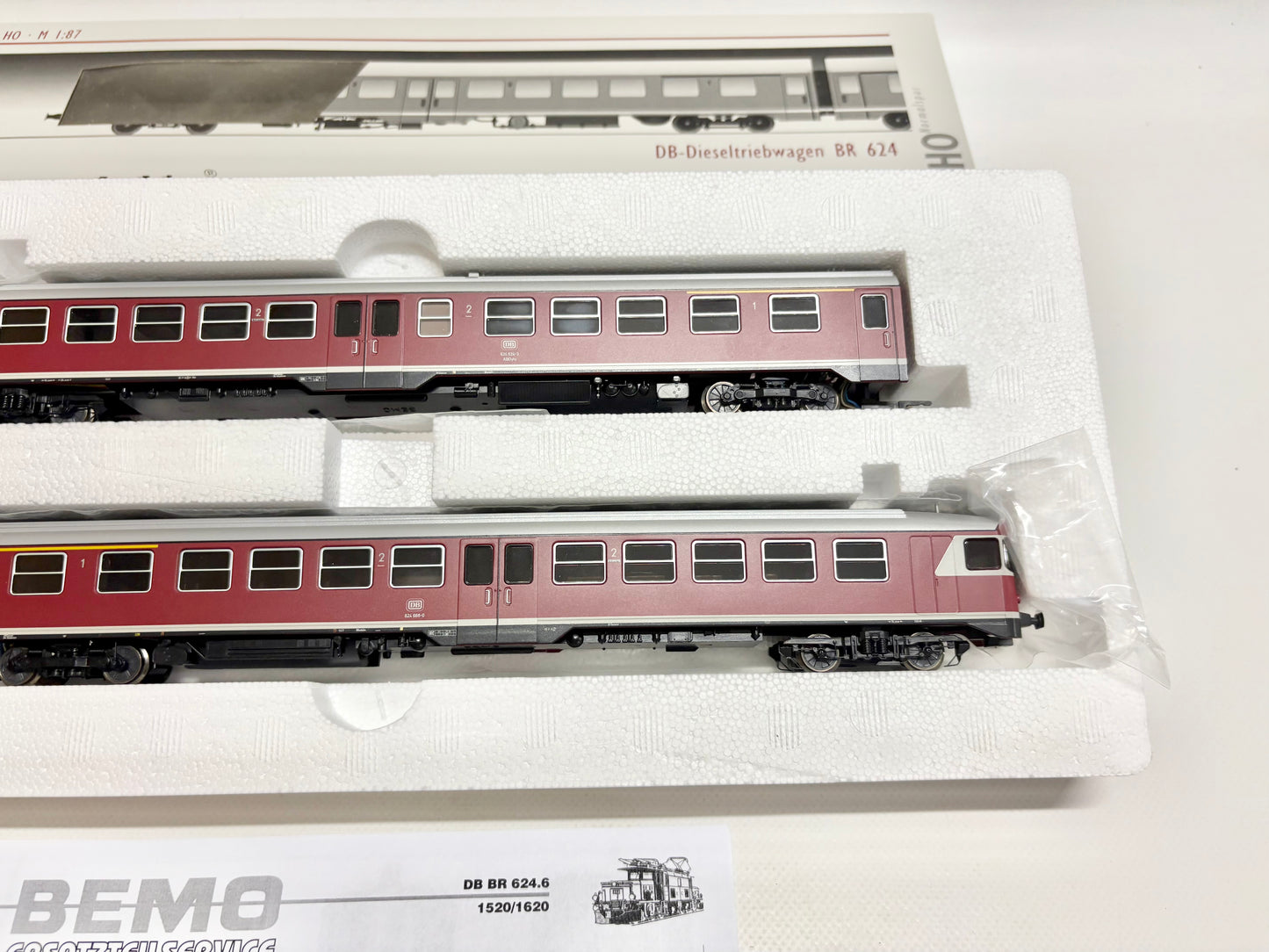Bemo 1620810 DSS Dieseltriebwagen Br 624 DB DC H0