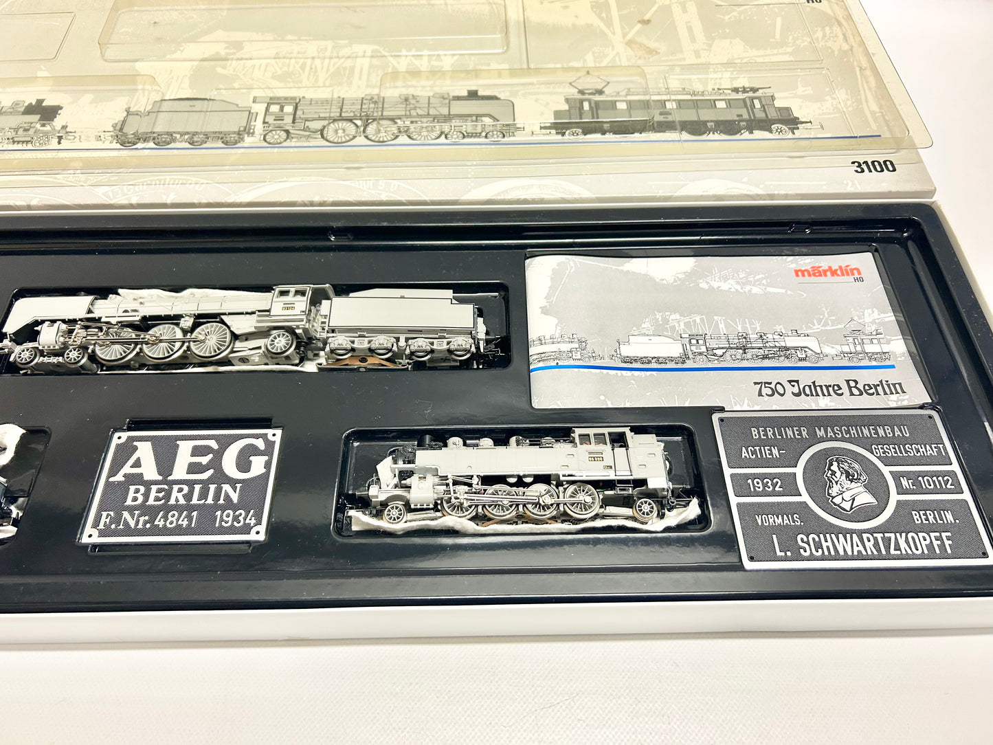 Märklin 3100 Zugpackung "750 Jahre Berlin" AEG, H0, OVP, TOP