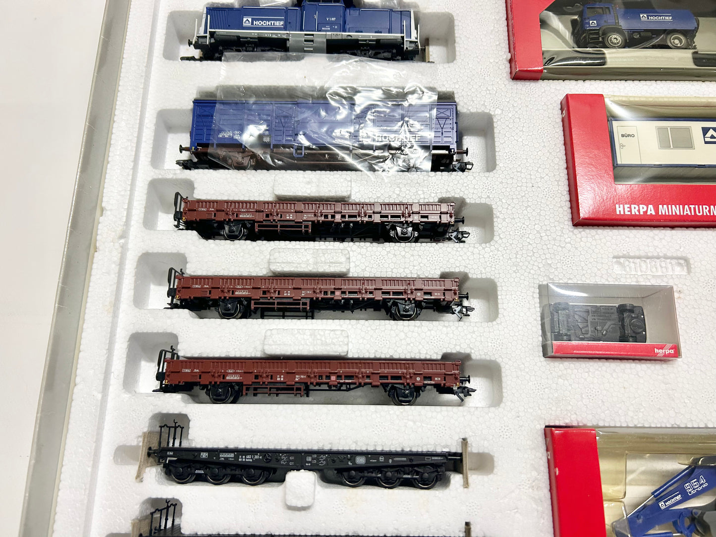 Märklin 26519 Digital, Zugpackung, Bautransportzug "HOCHTIEF", H0, OVP, TOP