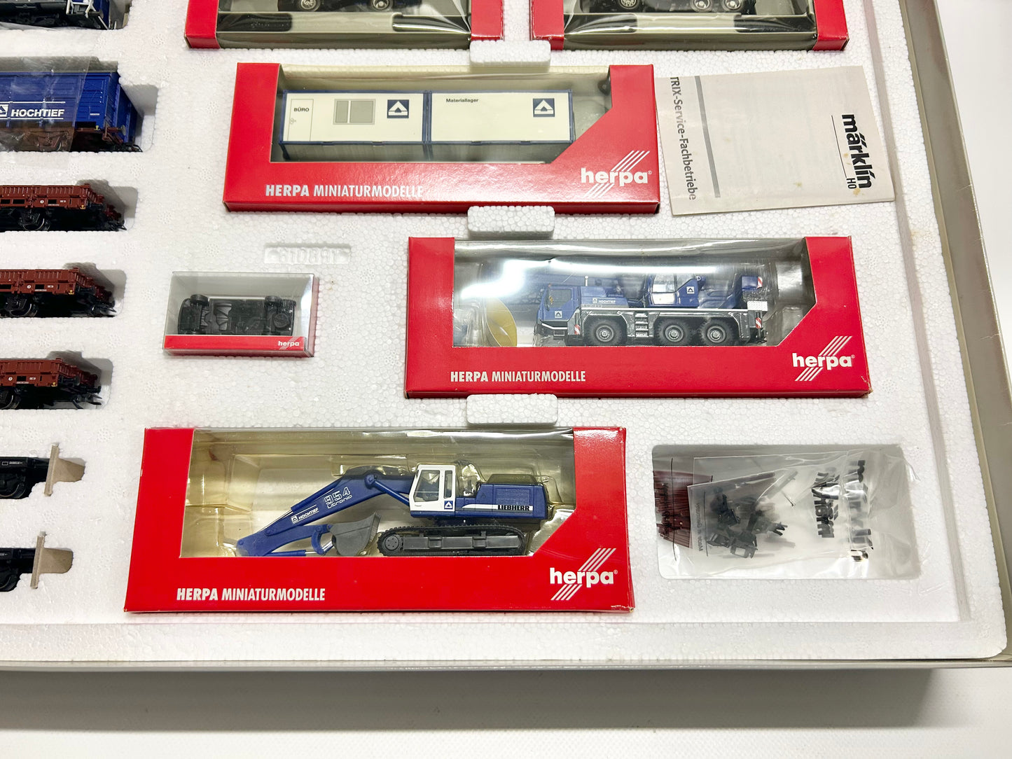 Märklin 26519 Digital, Zugpackung, Bautransportzug "HOCHTIEF", H0, OVP, TOP