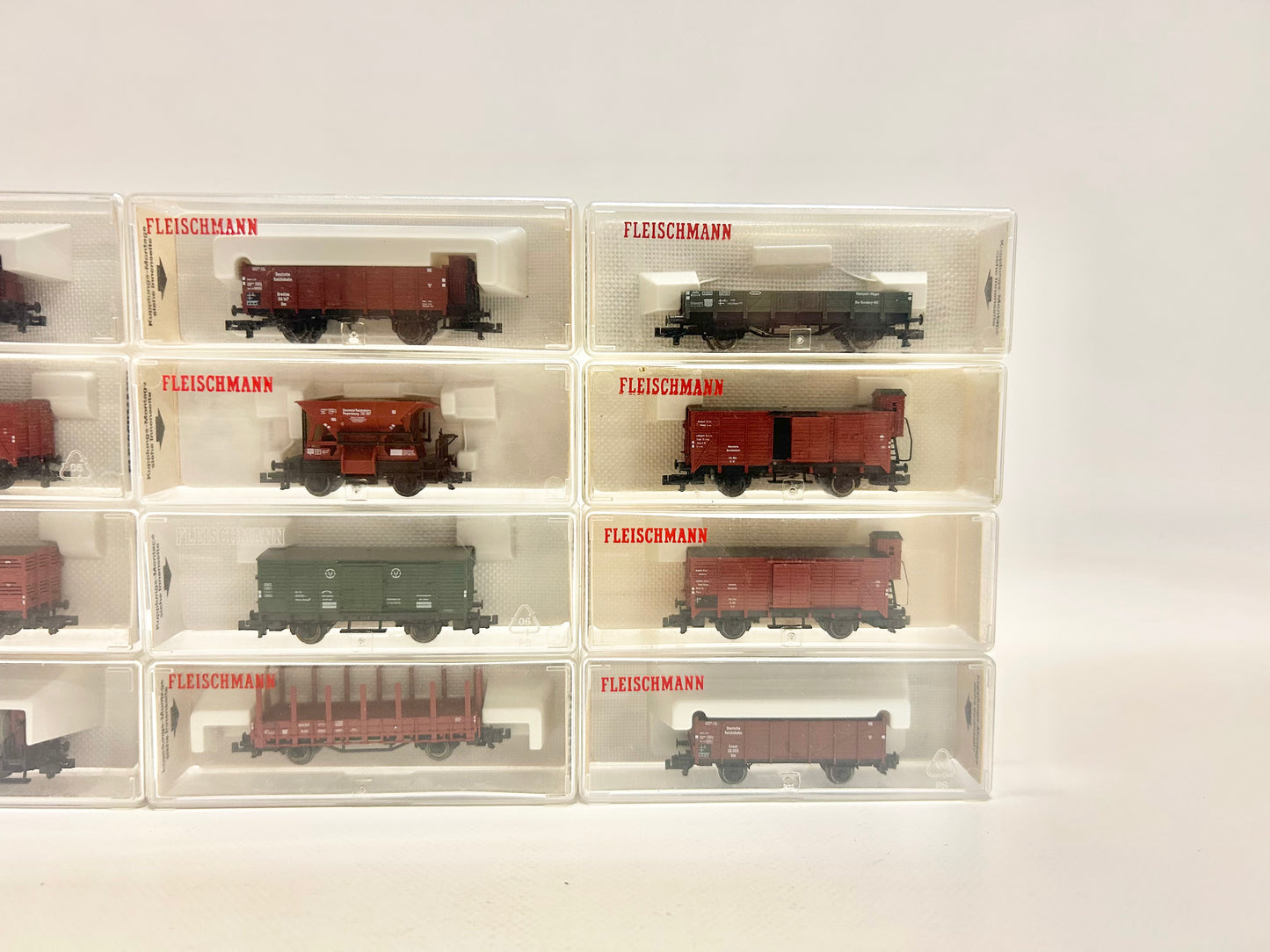 Fleischmann 12x Güterwagen Konvolut Spur N 8430K 8360 8215K usw.