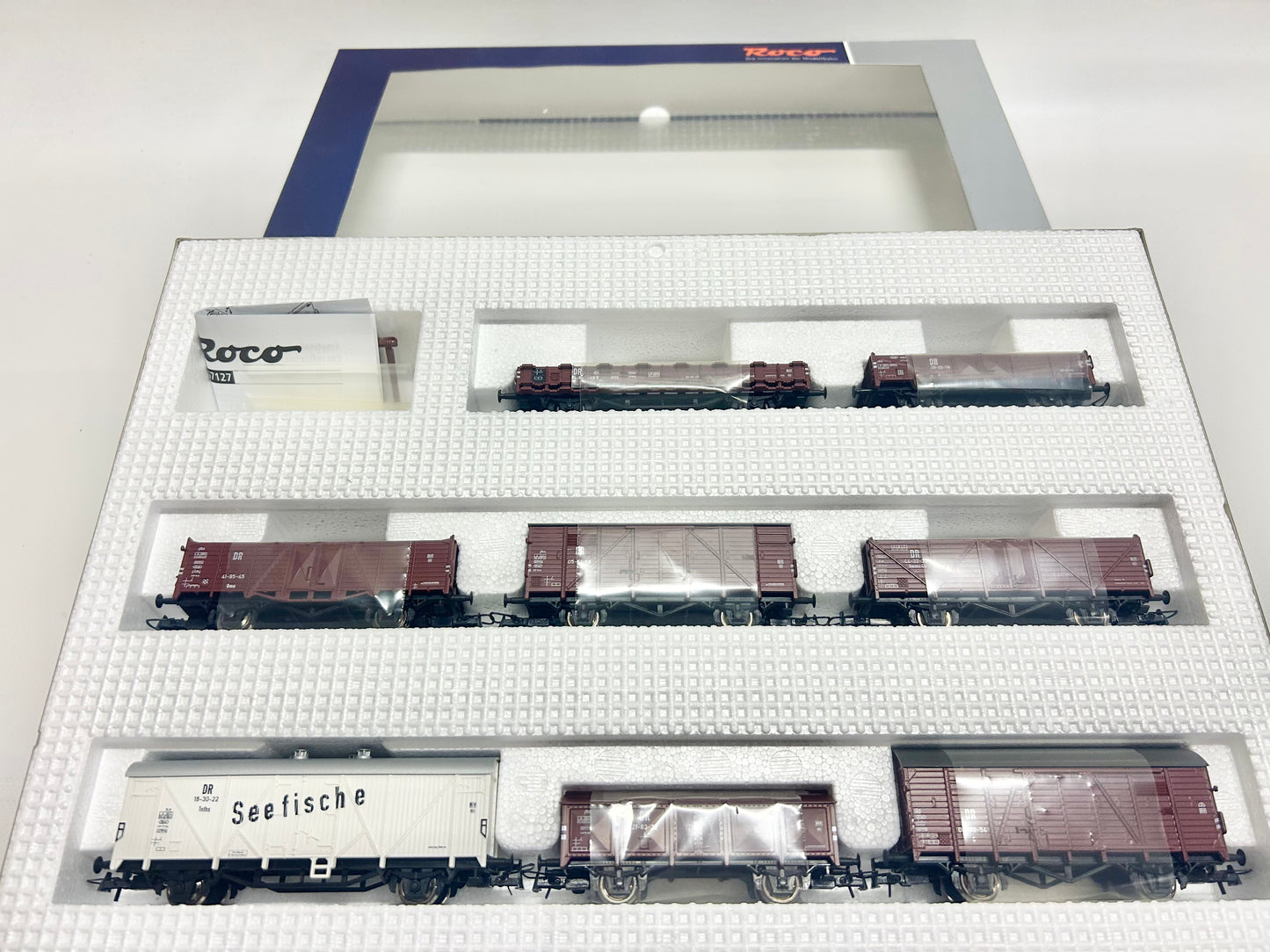 Roco 67127 Wagen-Set Güterwagen der DR DC H0