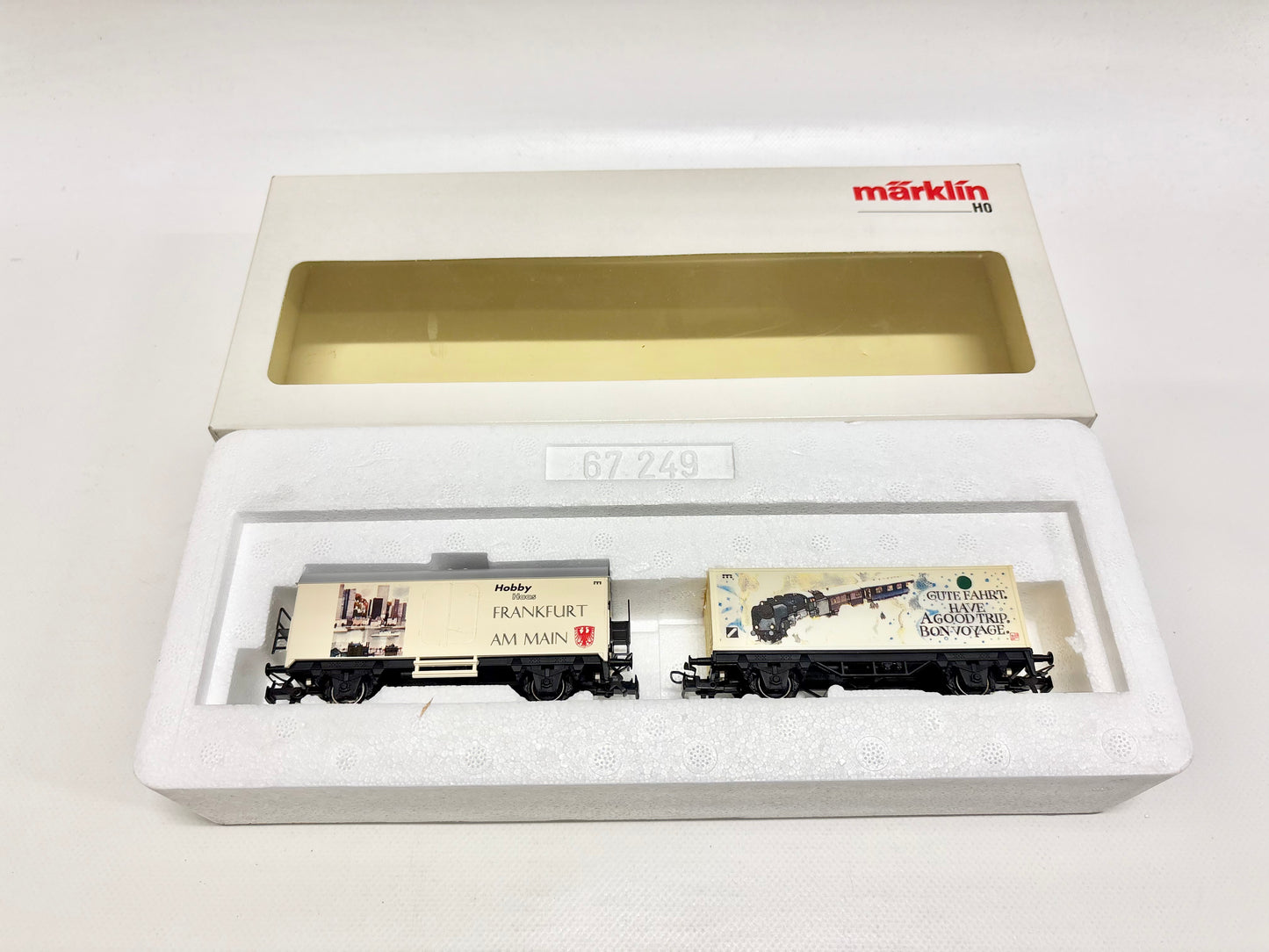 Märklin Wagen-Set "Hobby Haas Frankfurt" Güterwagen DB H0