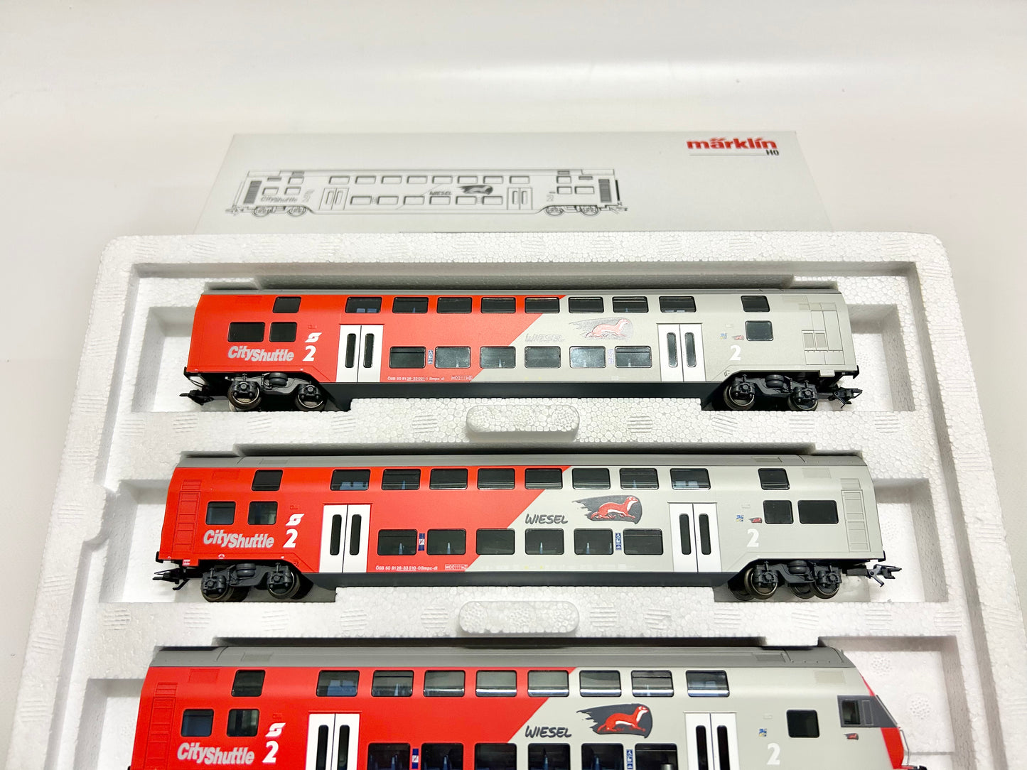 Märklin 43540 Wagen-Set ÖBB Personenzug "Wiesel", H0, OVP, TOP