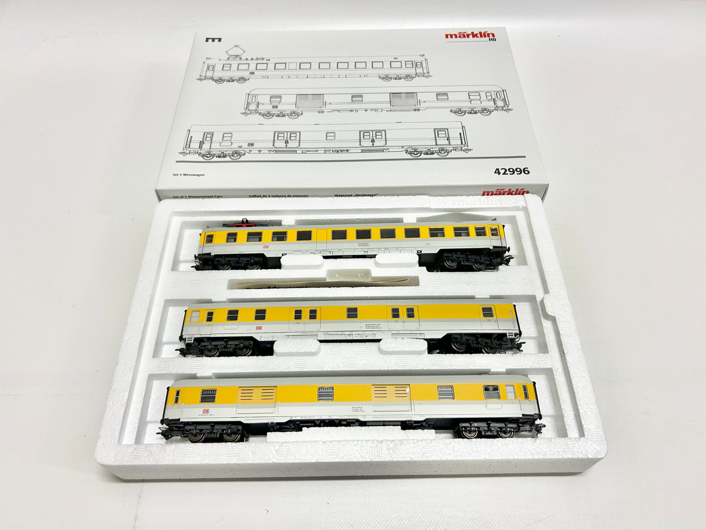 Märklin 42996 Wagen-Set, Messwagen der DB, H0, OVP, TOP