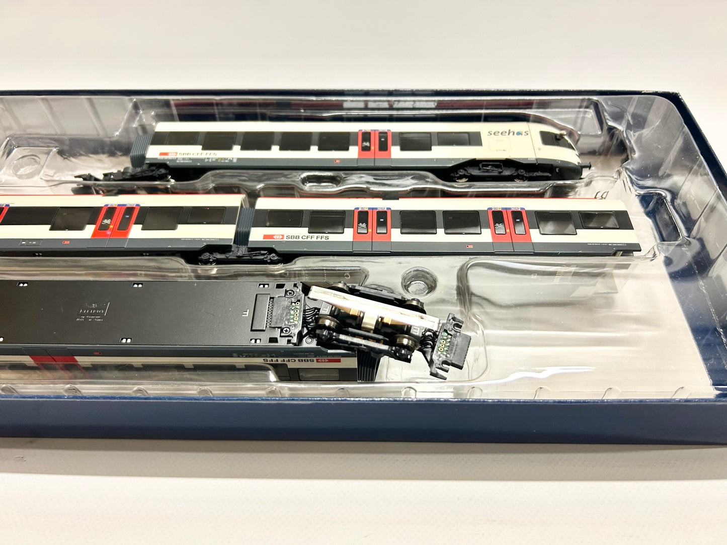 Liliput L133997 Digital AC regional railcar "Seehas" SBB, H0, original packaging, TOP