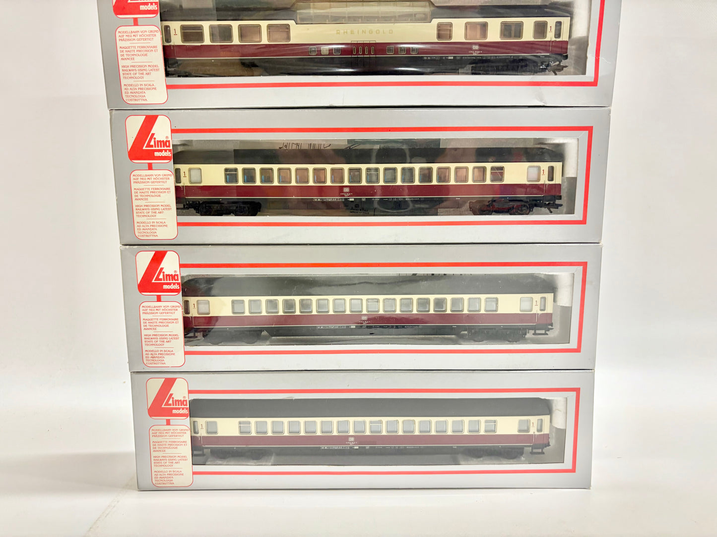 Lima AC 5x TEE Schnellzug Personenwagen mit Innenbeleuchtung DB H0