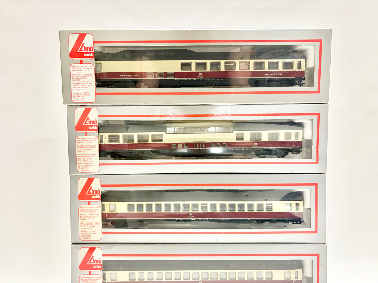 Lima AC 5x TEE Schnellzug Personenwagen mit Innenbeleuchtung DB H0
