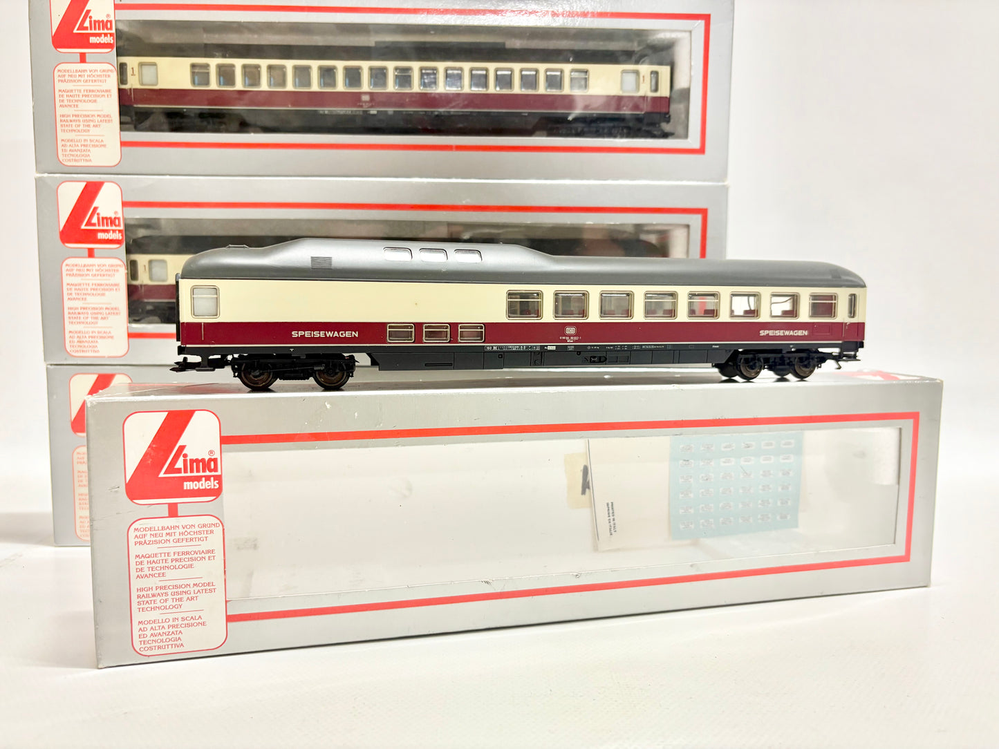 Lima AC 5x TEE Schnellzug Personenwagen mit Innenbeleuchtung DB H0