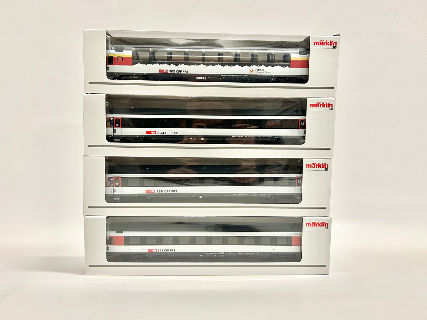Märklin 43651 Car Set, Express Train, Passenger Car, SBB, H0, OVP, TOP