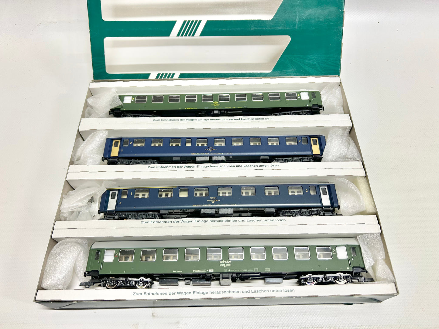 Sachsenmodelle 14010 Car Set, Balkan Express, H0, OVP, TOP