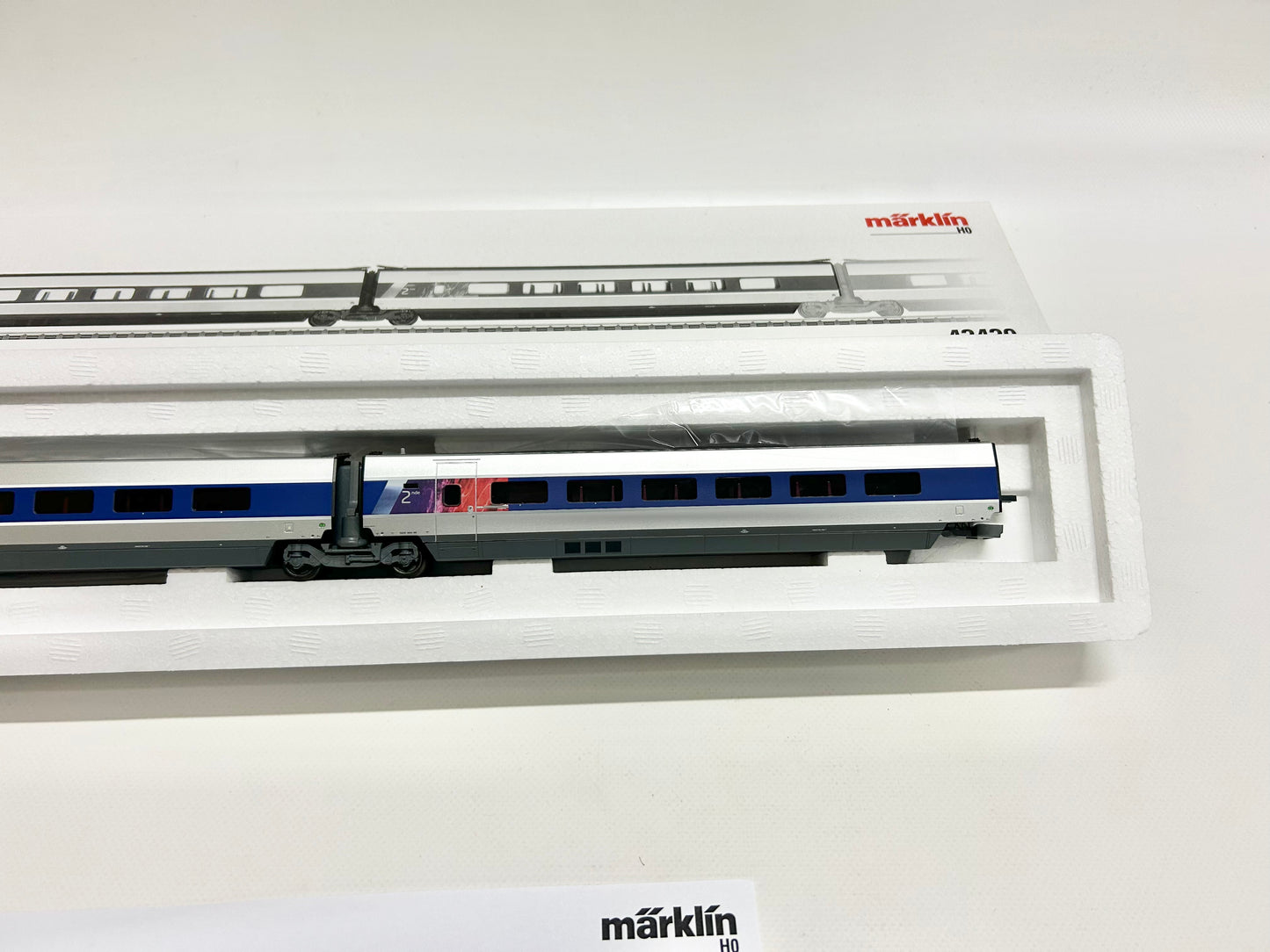 Märklin 43440 Ergänzungswagen-Set zu TGV 37790, H0, OVP, TOP