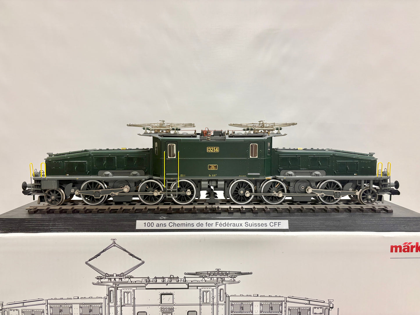 Märklin 55561 Digital + Sound E-Lok Be 6/8 Schweizer Krokodil SBB Spur 1