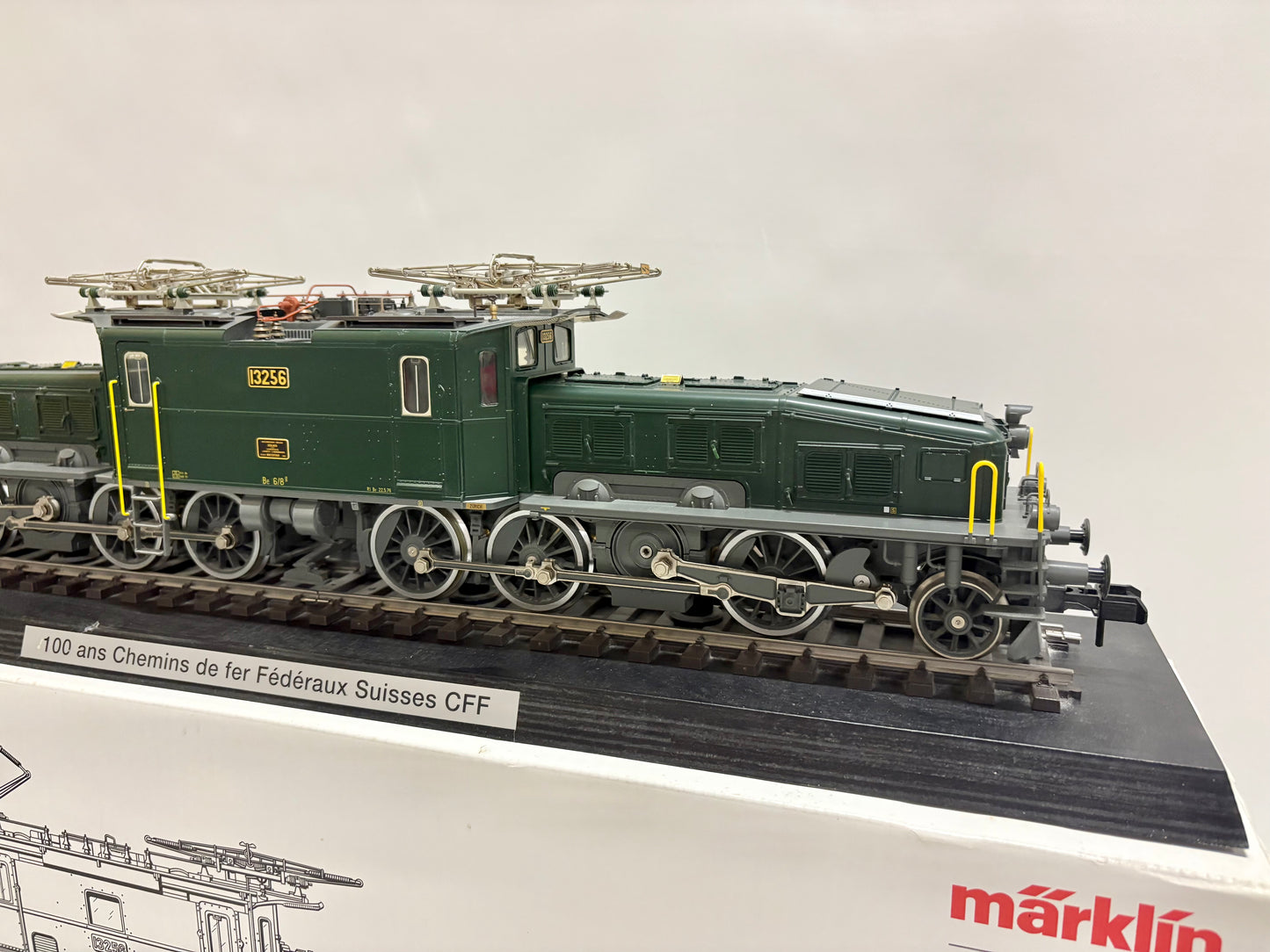 Märklin 55561 Digital + Sound E-Lok Be 6/8 Schweizer Krokodil SBB Spur 1