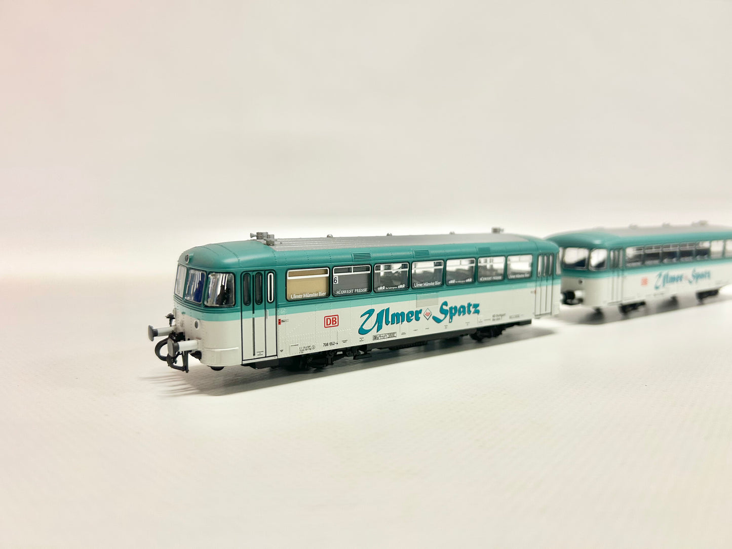 Roco 63023 DSS Dieseltriebwagen Br 798 + 998 "Ulmer Spatz" DB H0
