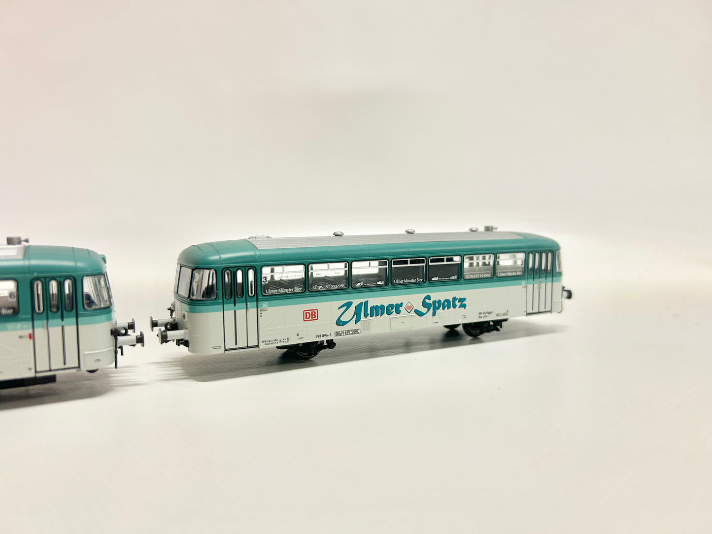 Roco 63023 DSS Dieseltriebwagen Br 798 + 998 "Ulmer Spatz" DB H0
