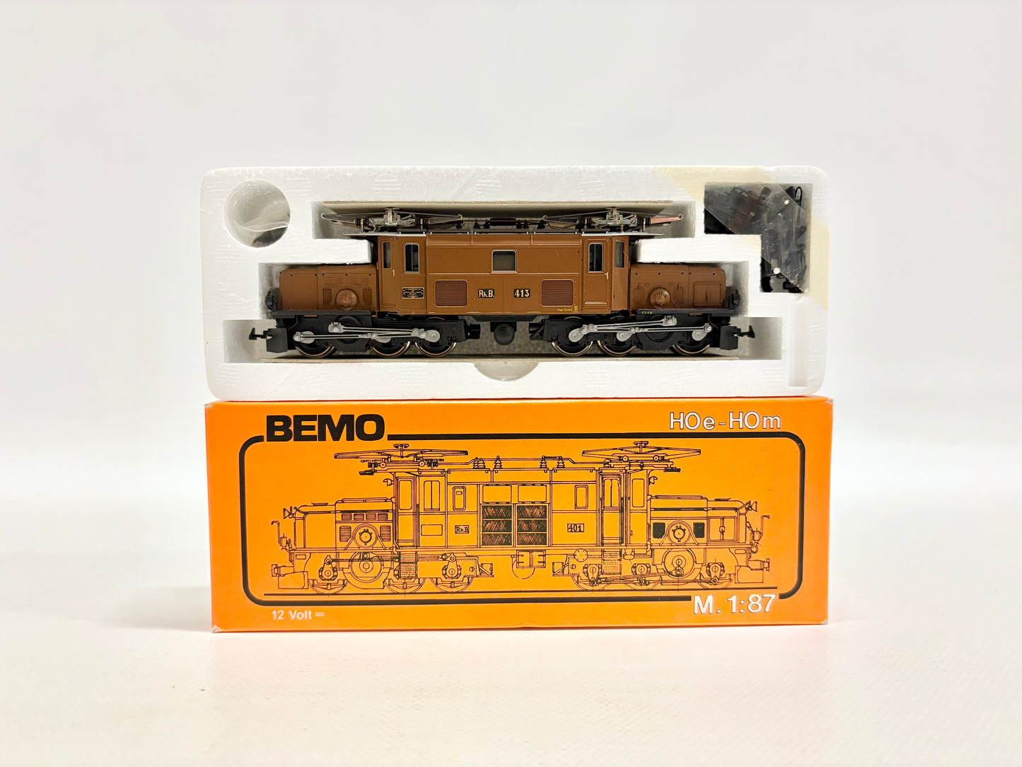 Bemo 1055 E-Lok Ge 6/6 413 Räthisches Krokodil RhB H0e