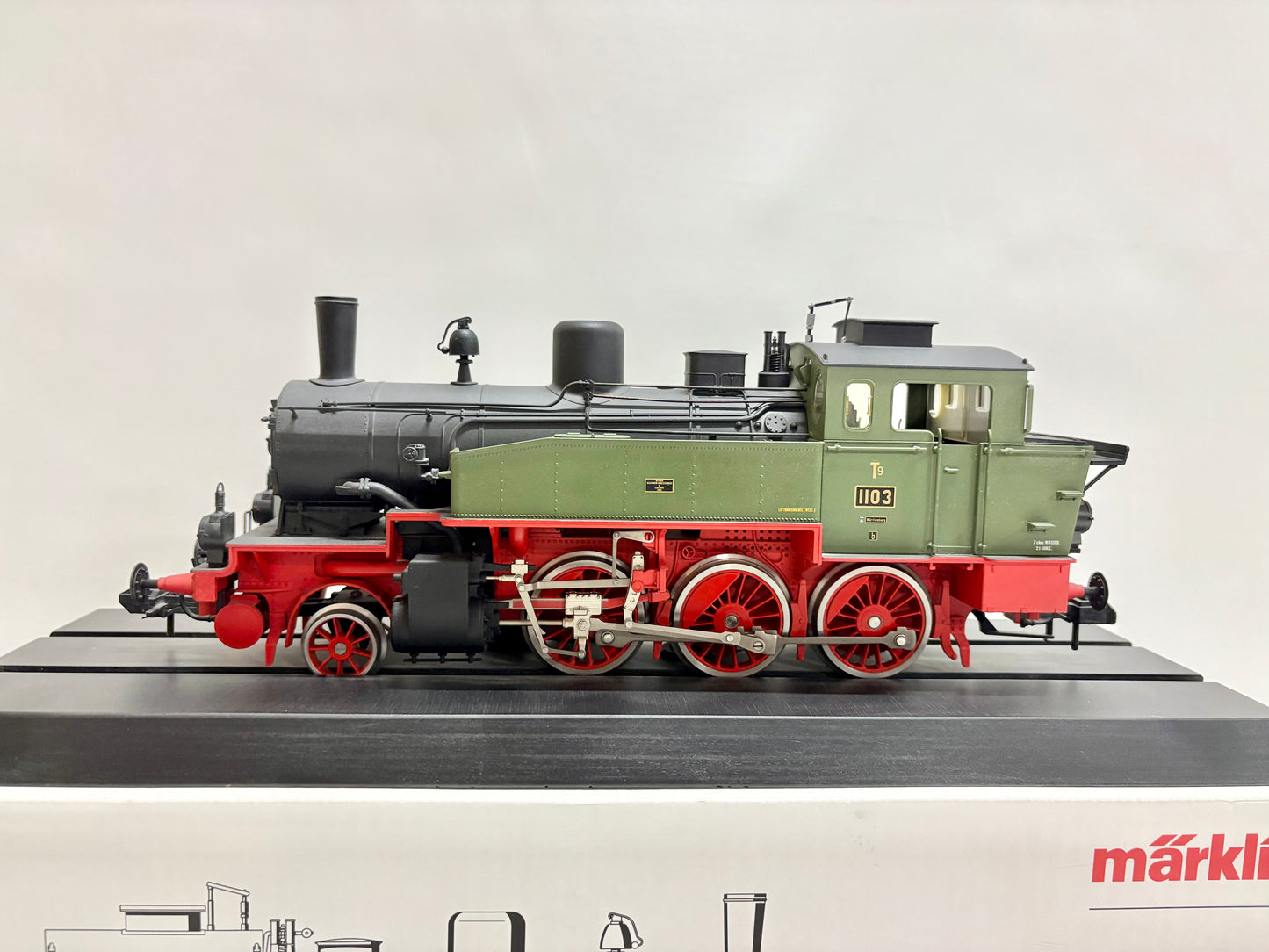 Märklin 55913 Digital + Sound Dampflok T9 1103 K.W.St.E Spur 1