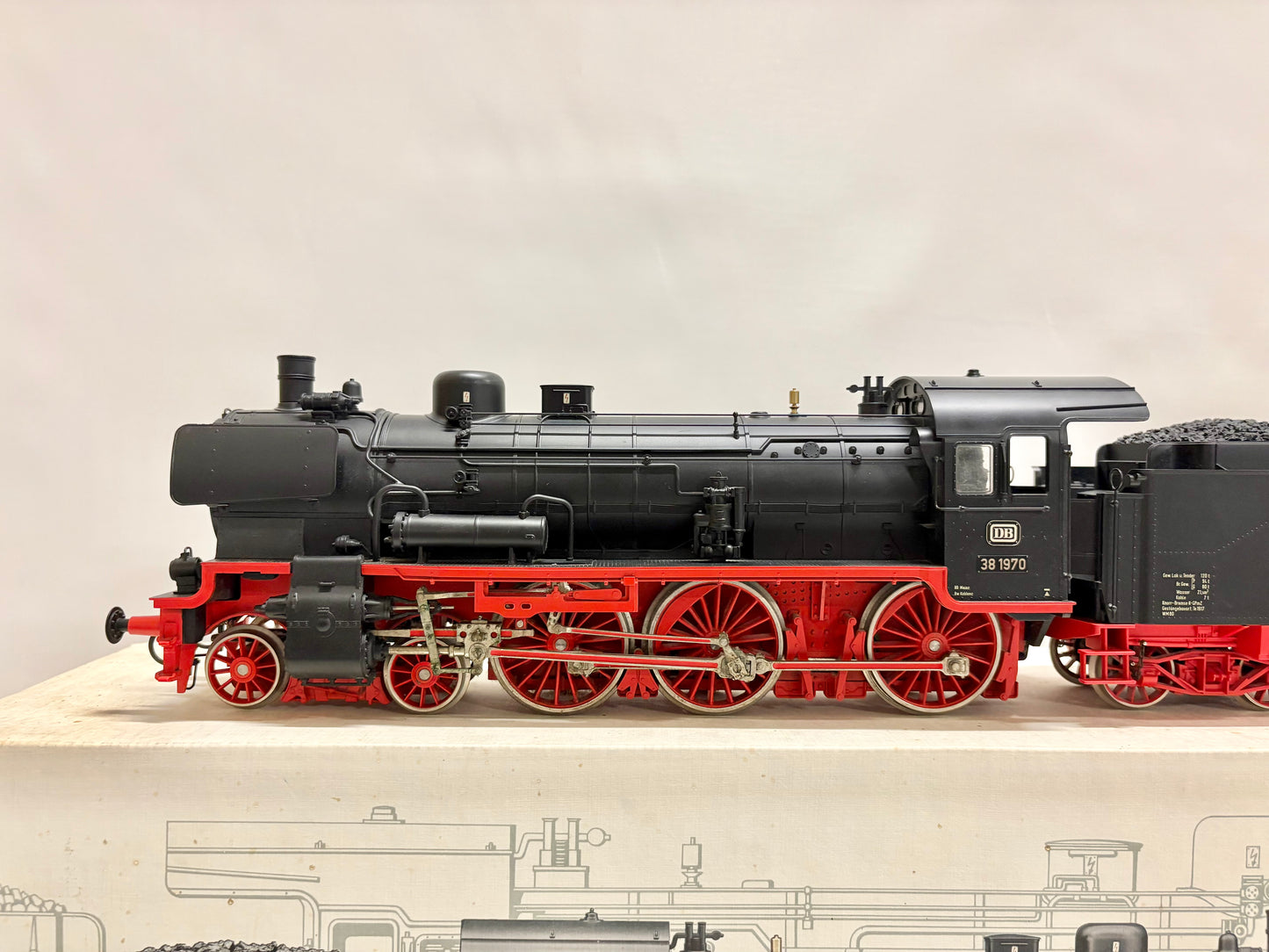 Märklin 5598 Digital + Sound Dampflok Br 38 1970 DB AC Spur 1