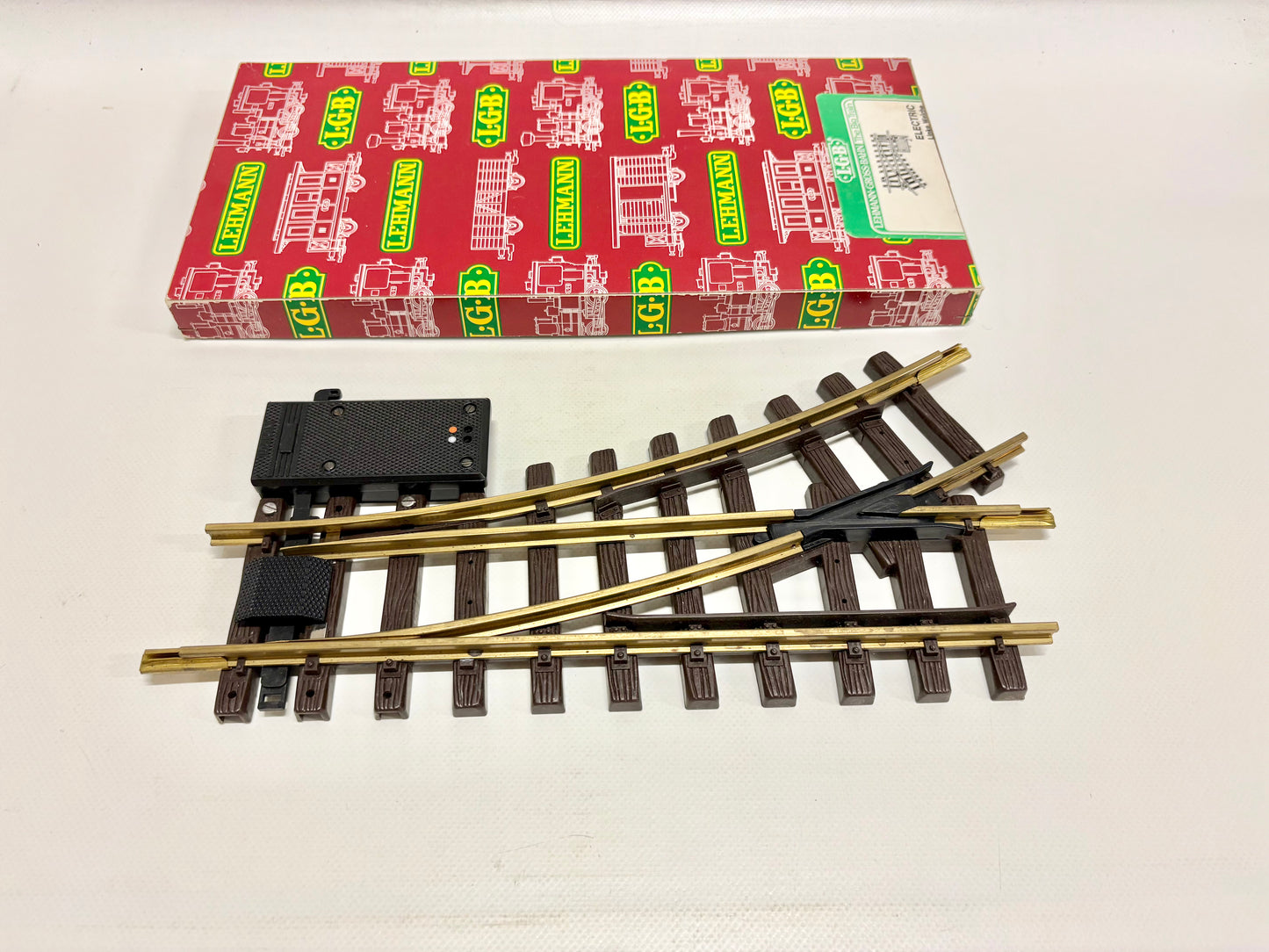 LGB 1215N Elektrische Weiche links Gartenbahn