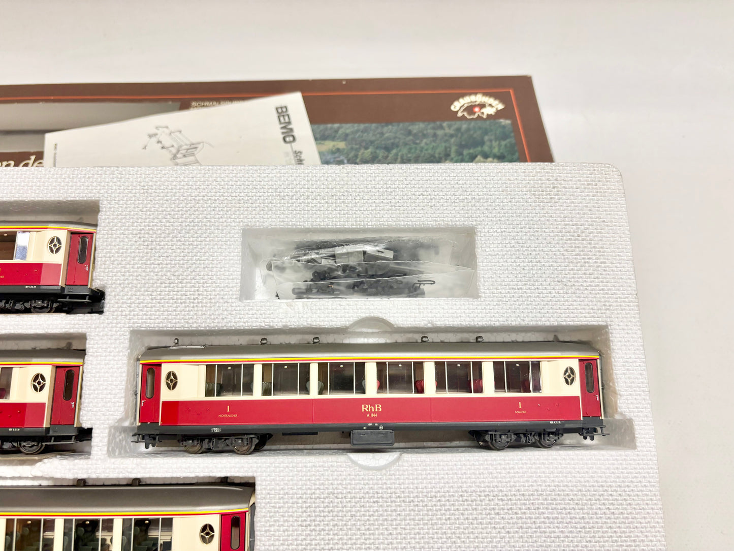 Bemo 3272/2 Wagen-Set Salonwagen RhB H0e