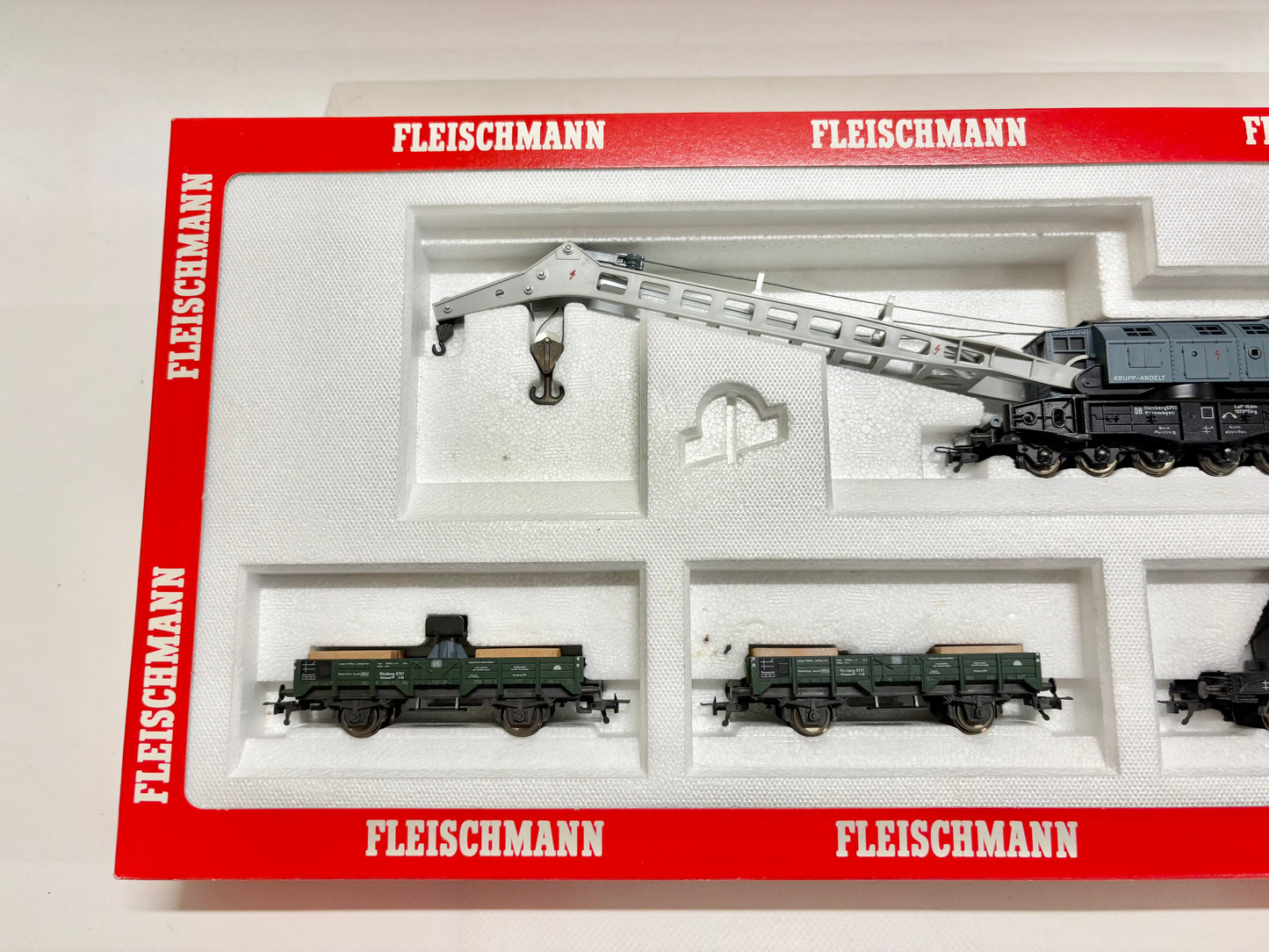 Fleischmann 5597 Wagen-Set Kranzug DB H0