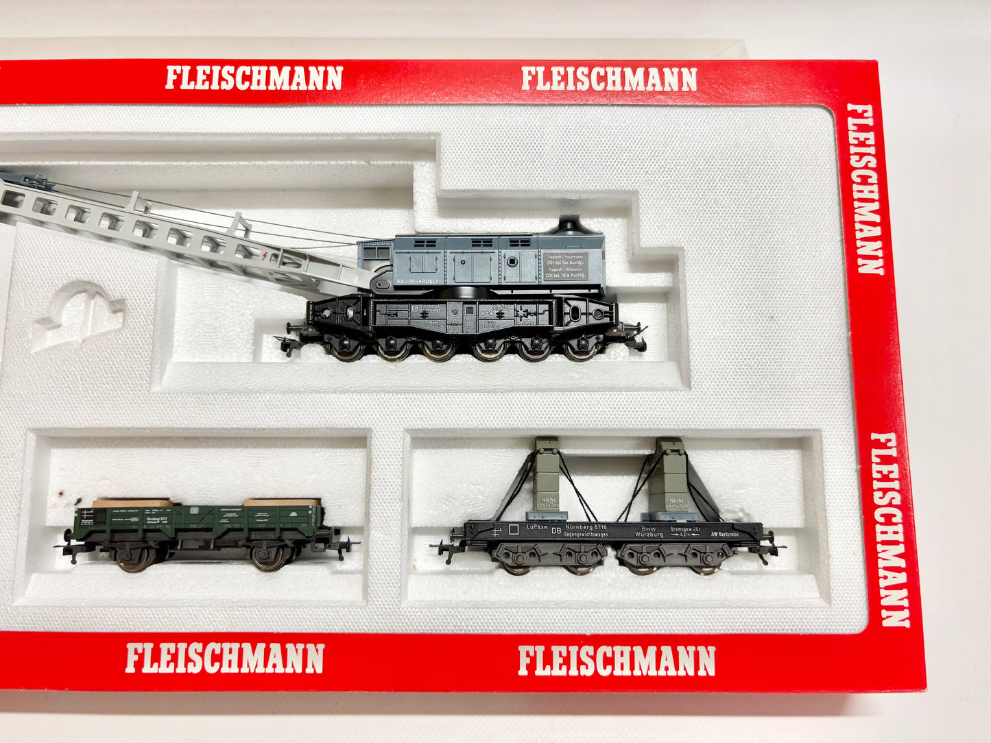 Fleischmann 5597 Wagen-Set Kranzug DB H0