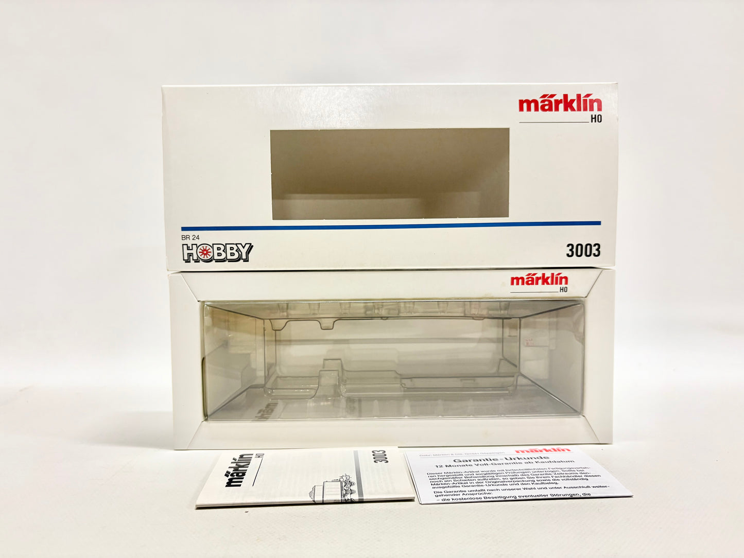 Märklin 3003 Leerkarton Dampflok Br 24 058 DB H0