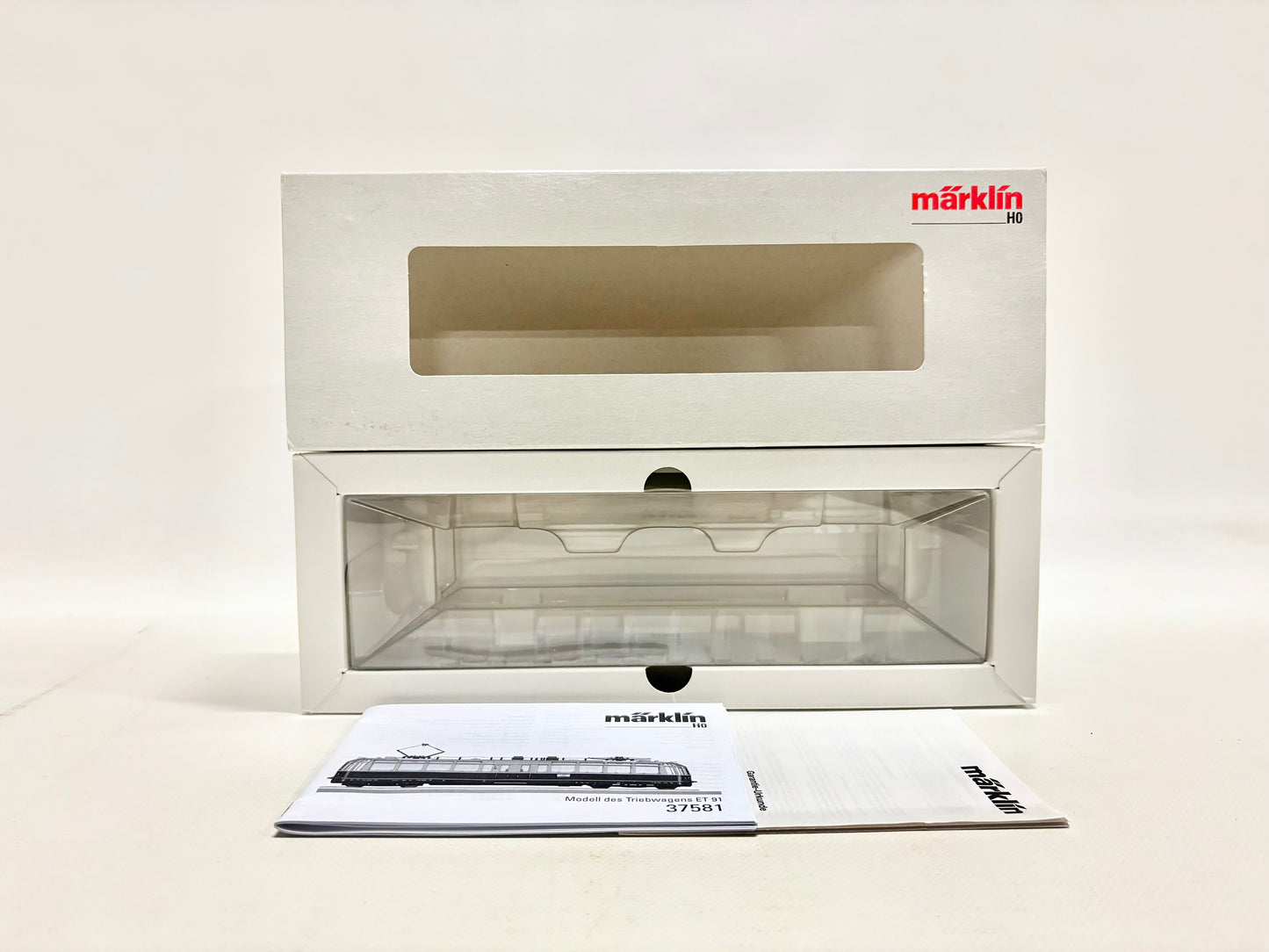 Märklin 37581 Leerkarton Elektrotriebwagen "Gläserner Zug" DB H0