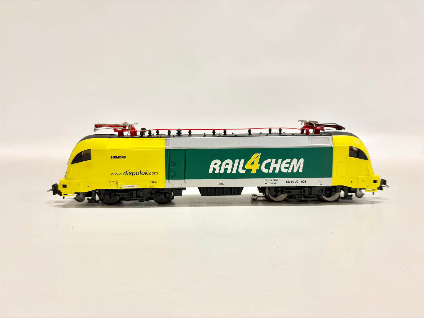 Piko 57219 AC Digital E-Lok Br ES 64 U2-005 Dispolok Rail4Chem H0