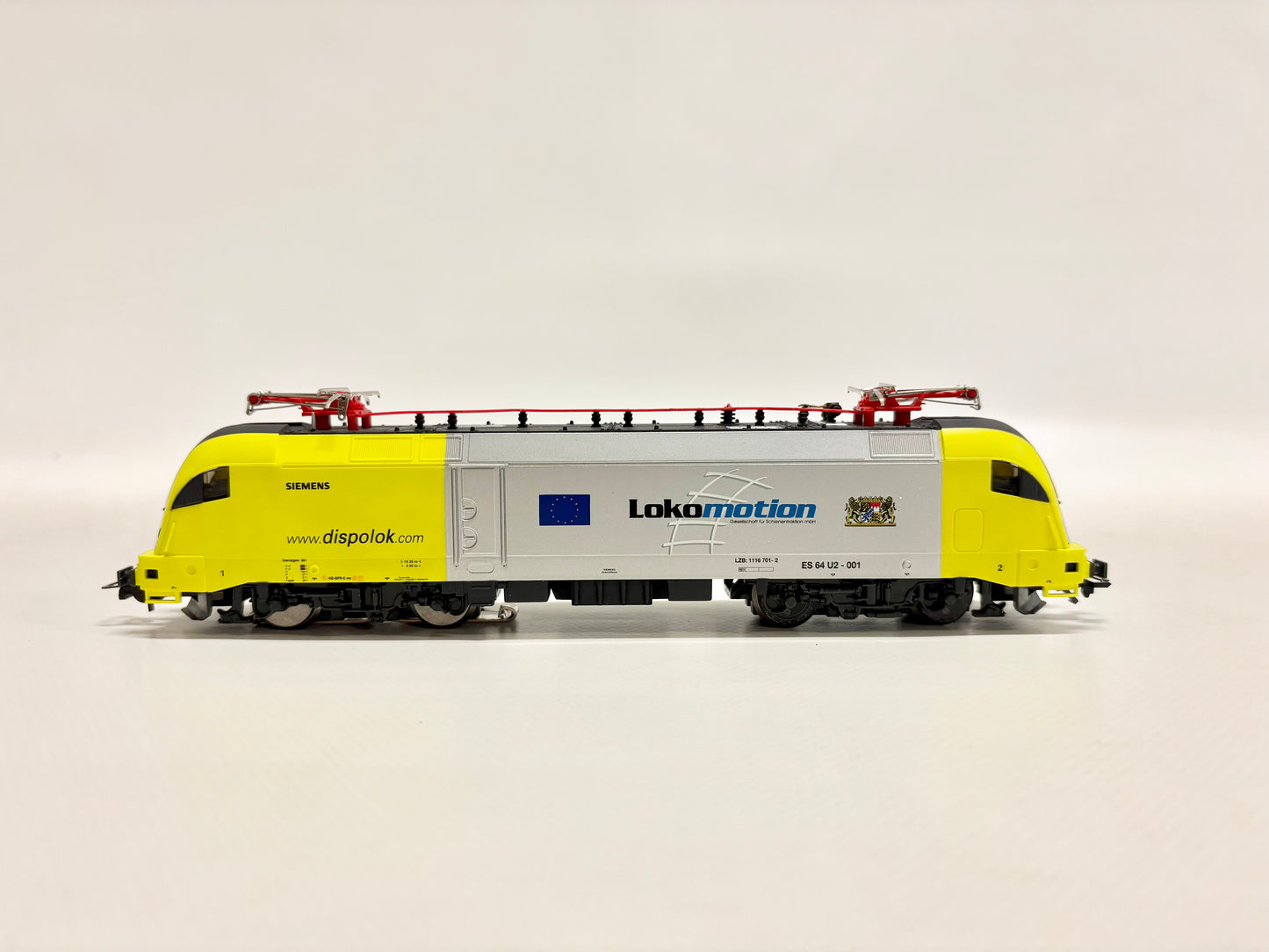 Piko 57216 AC Digital E-Lok Br ES 64 U2-001 Dispolok Lokomotion H0