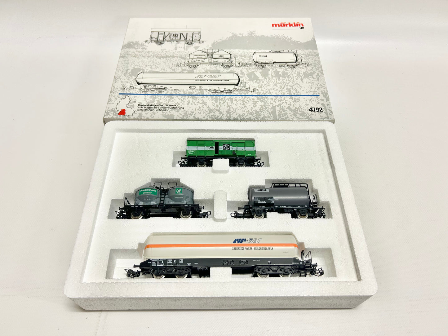 Märklin 4792 Regional-Wagen-Set "Südwest", Güterwagen, H0, OVP