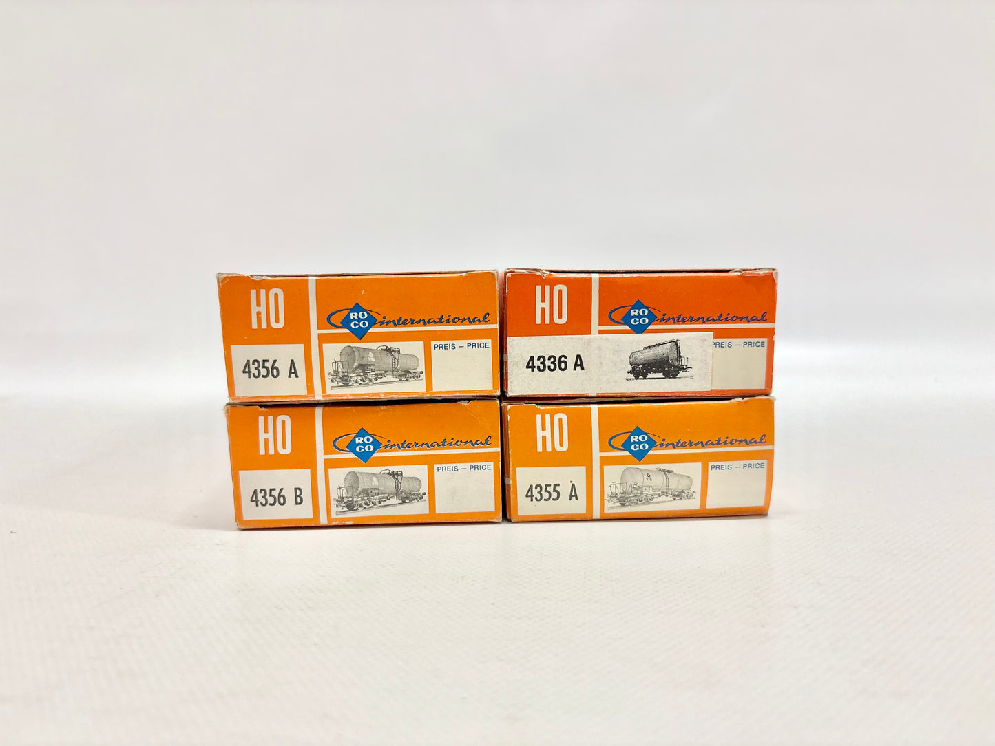 Roco 4356A 4356B 4355A 4336A Wagen-Set Kesselwagen Konvolut DB DC H0