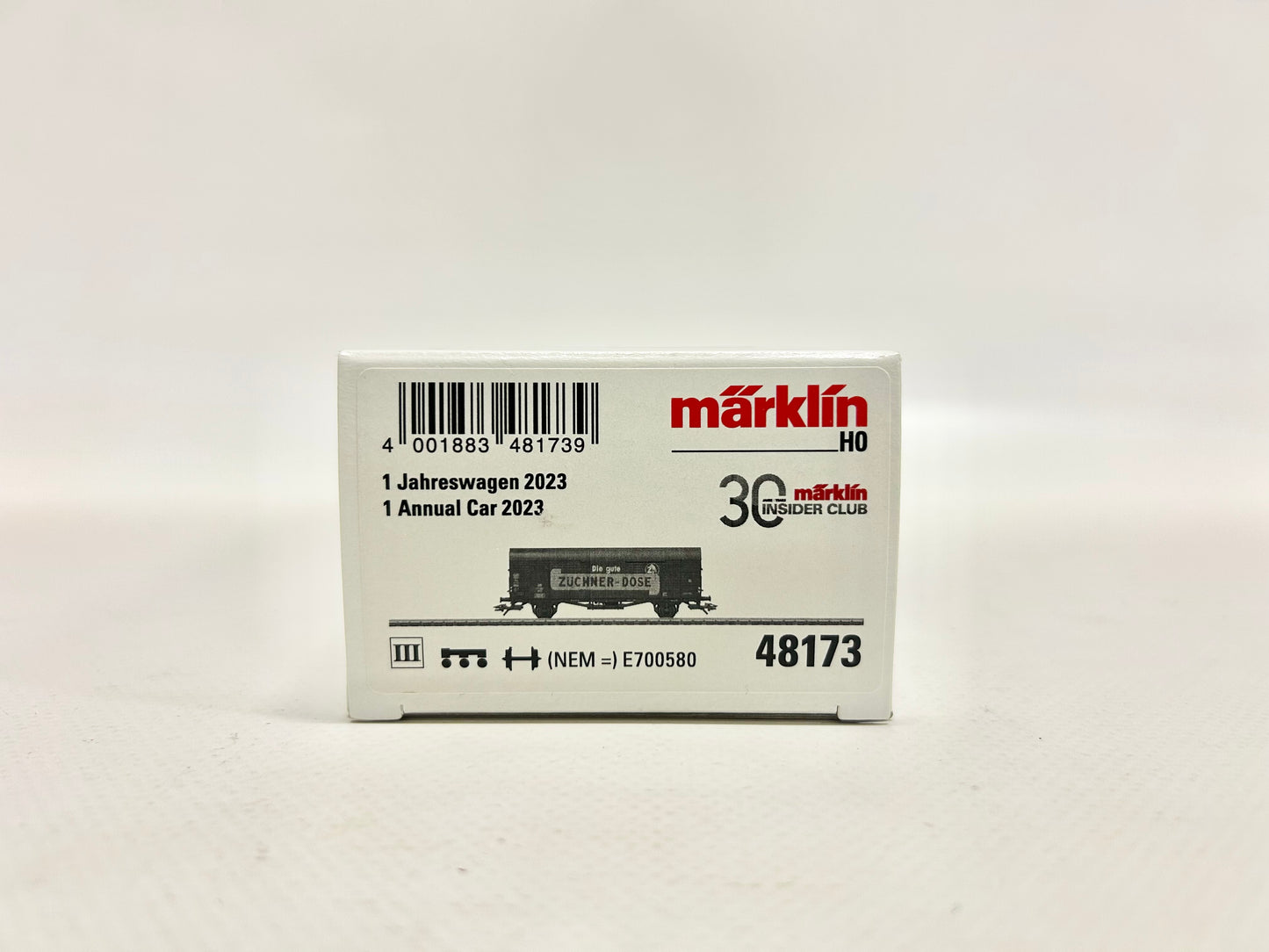 Märklin 48173 Jahreswagen 2023 "Züchner Dose", H0, OVP, TOP
