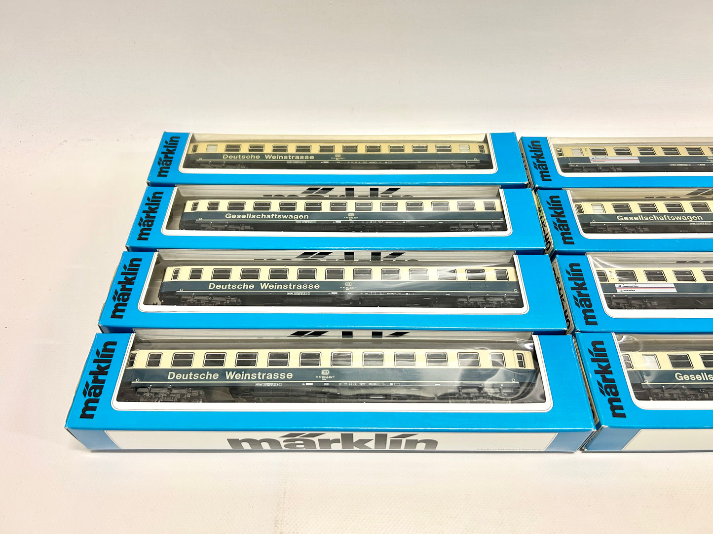 Märklin 8x D-Zug Wagen, Schnellzugwagen, Personenwagen, H0, OVP, TOP