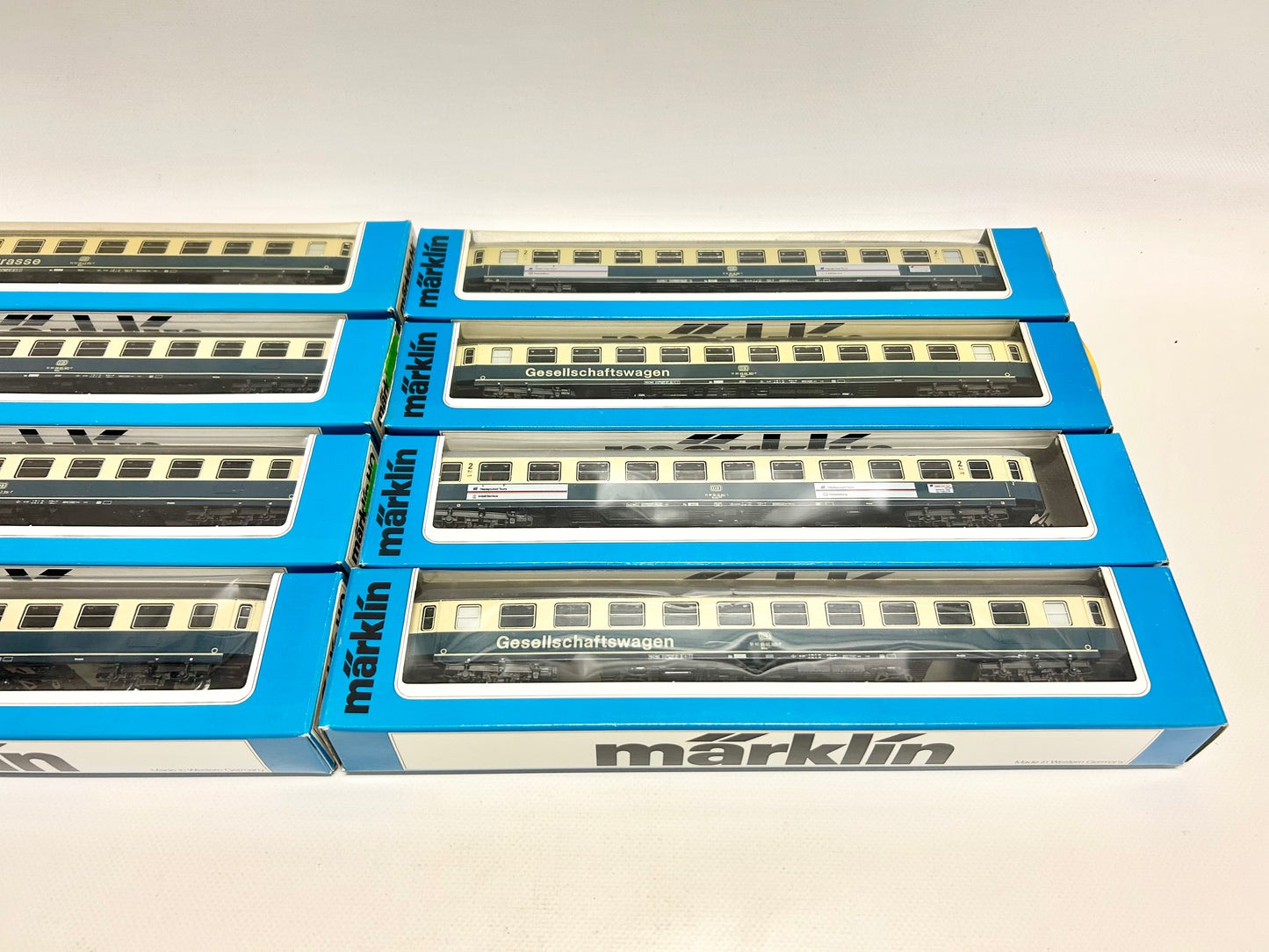 Märklin 8x D-Zug Wagen, Schnellzugwagen, Personenwagen, H0, OVP, TOP