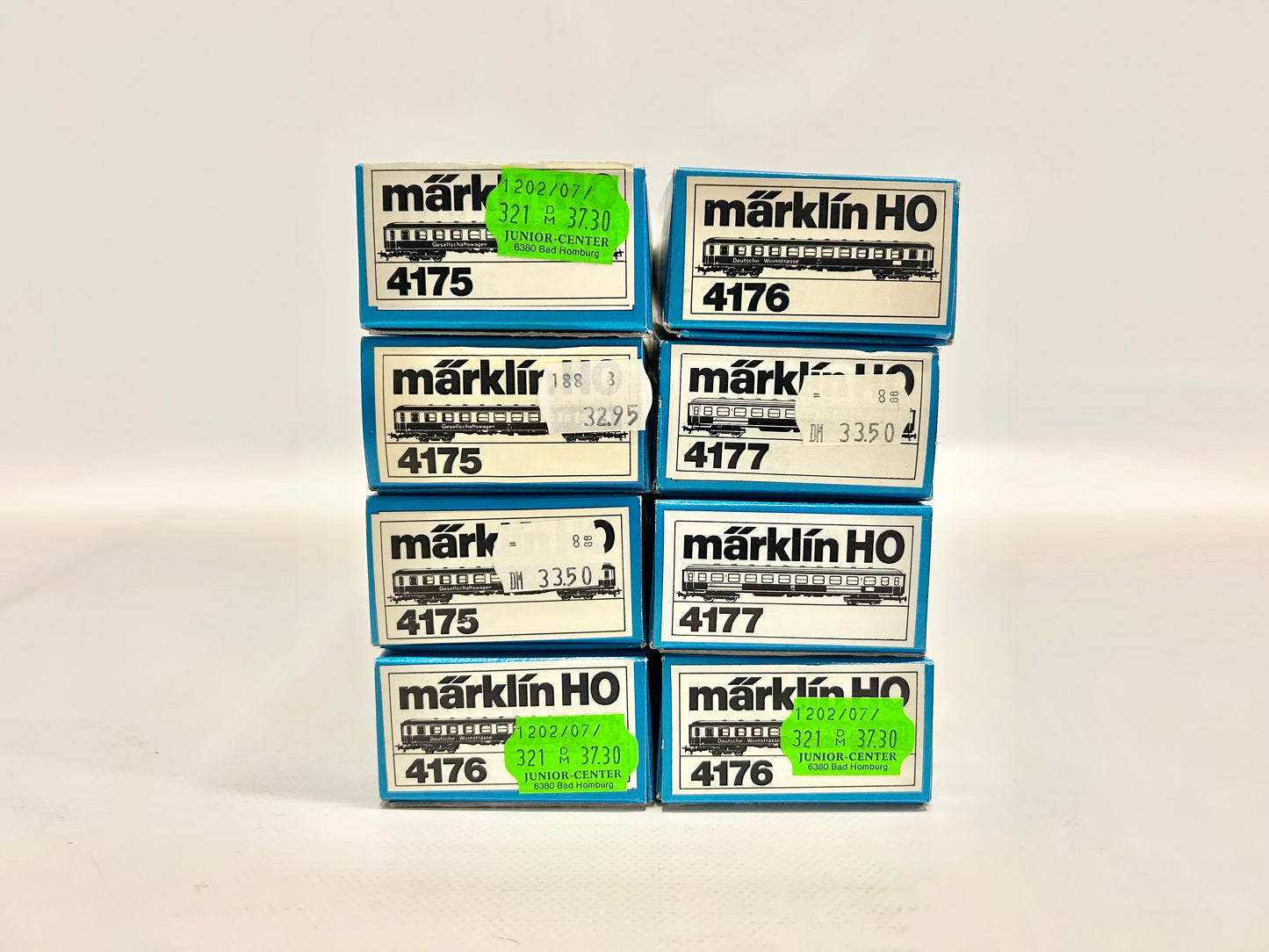 Märklin 8x D-Zug Wagen, Schnellzugwagen, Personenwagen, H0, OVP, TOP