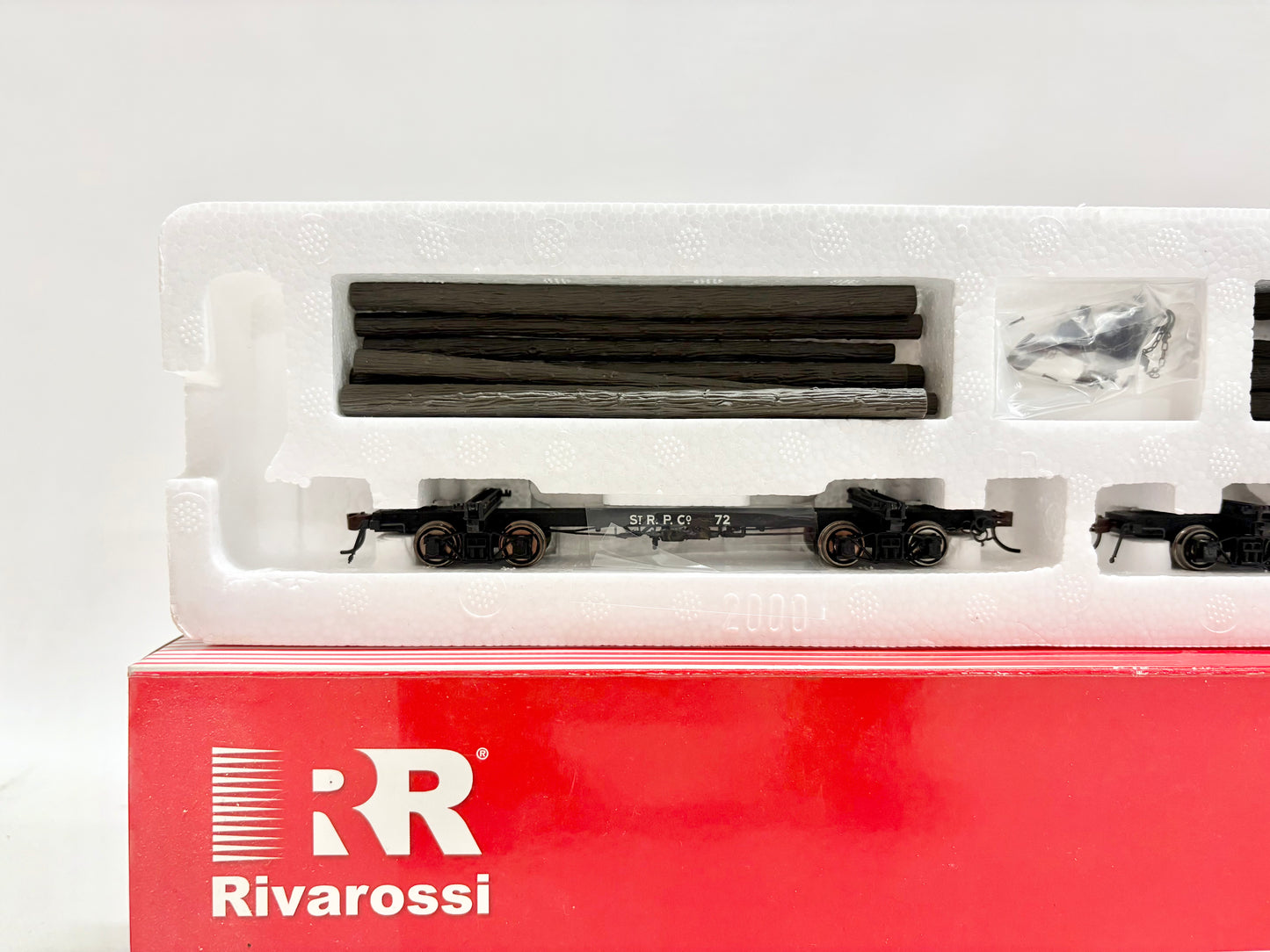 Rivarossi HR6024 Güterwagen Log Car-Set USA DC H0