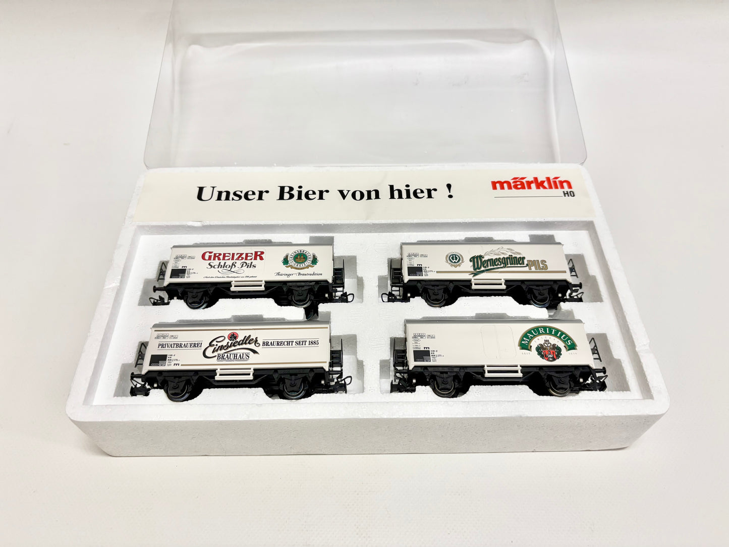 Märklin 31963 Wagen-Set "Unser Bier von hier!" Bierwagen DB AC H0