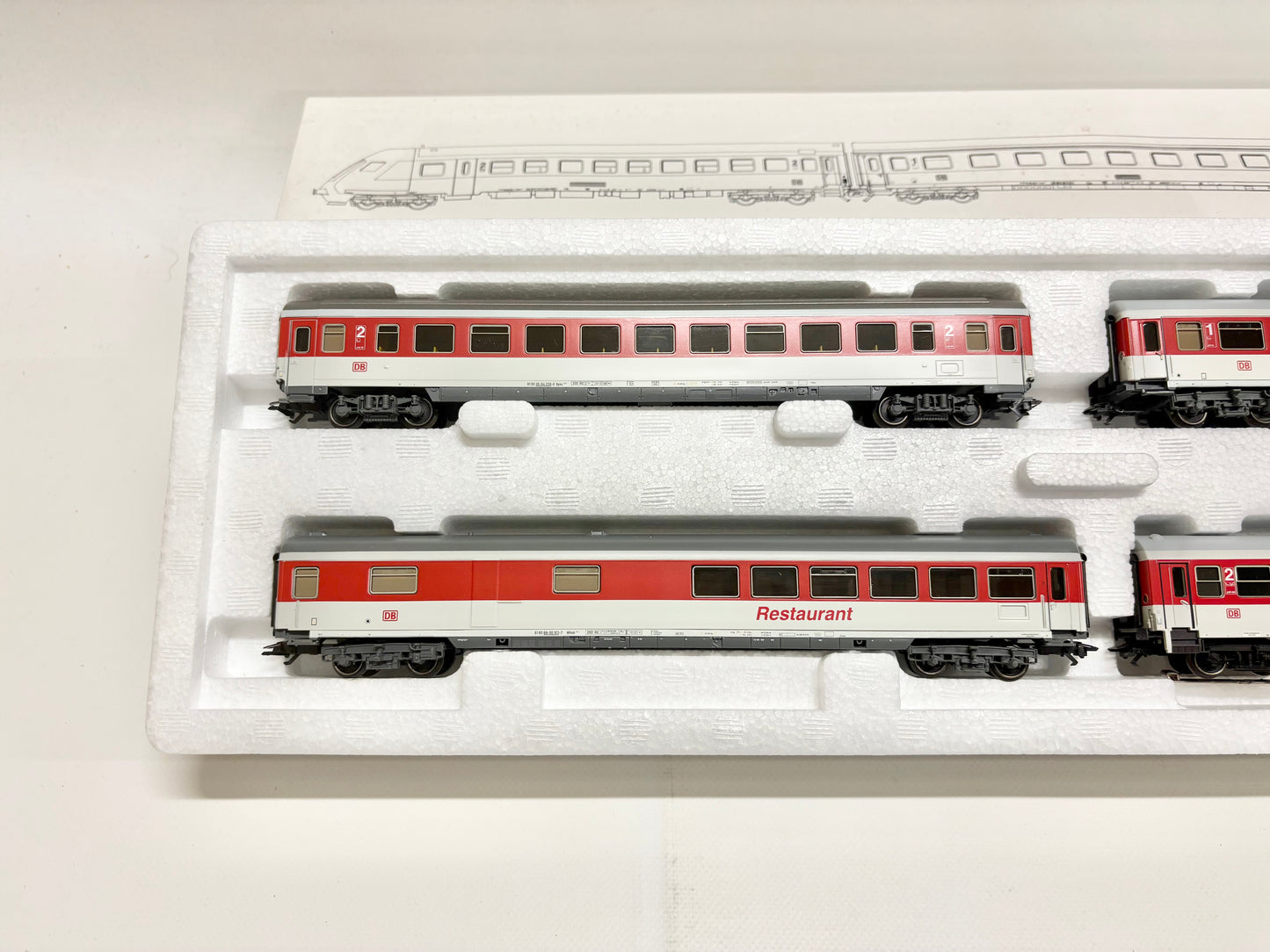 Märklin 43302 Wagen-Set InterCity Personenzug DB AC H0