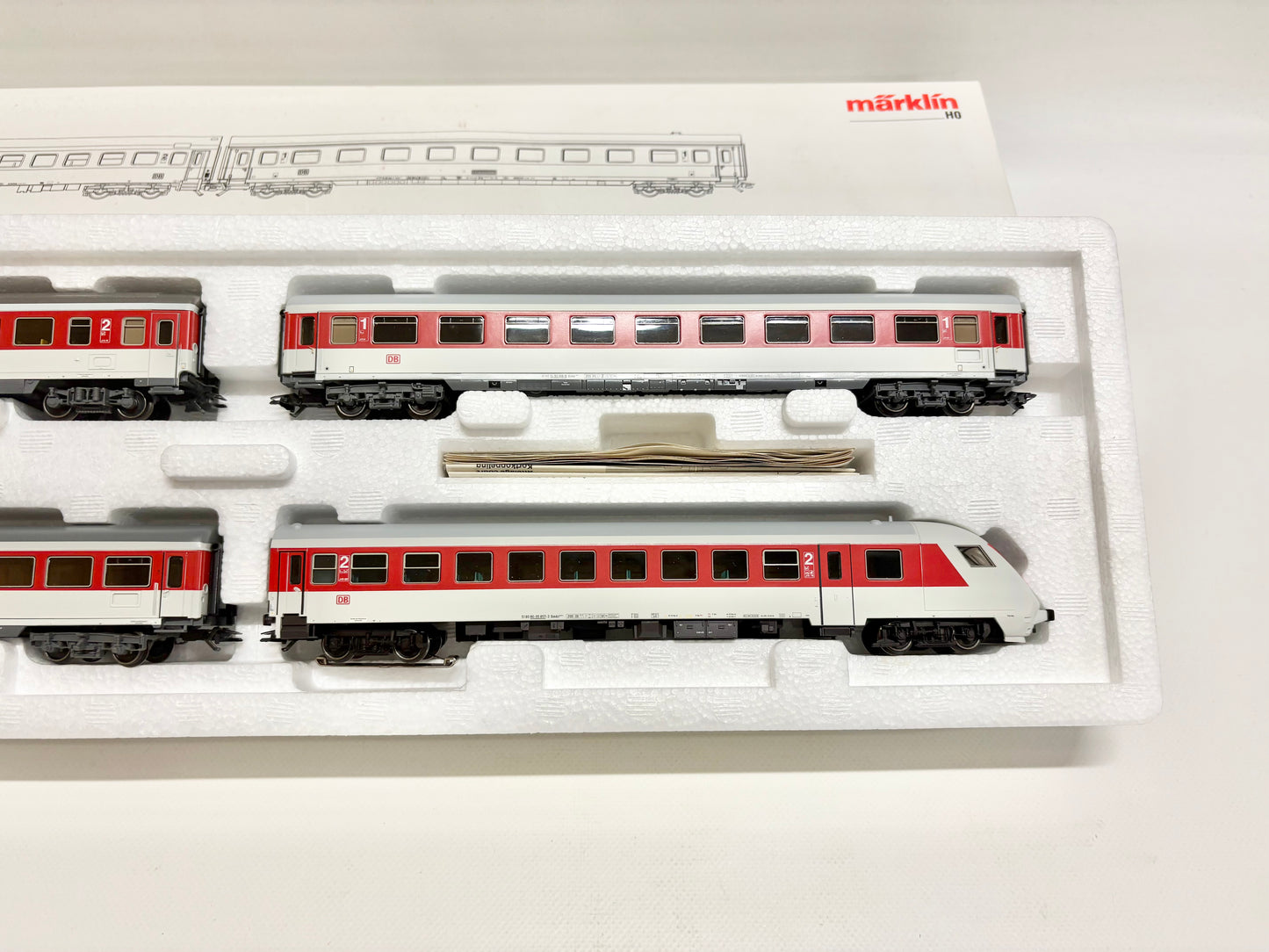 Märklin 43302 Wagen-Set InterCity Personenzug DB AC H0