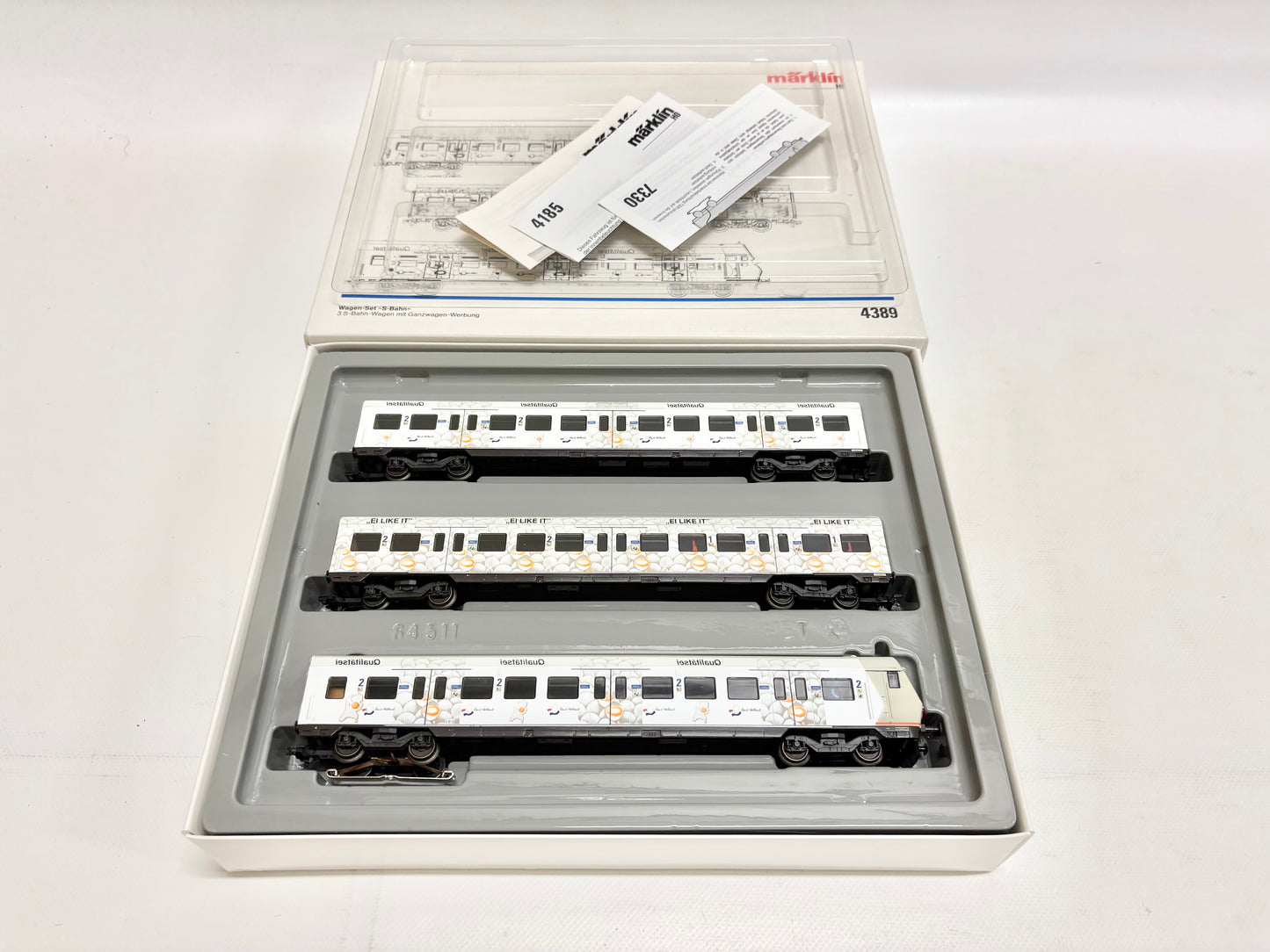 Märklin 4389 Wagen-Set S-Bahn Personenwagen DB AC H0