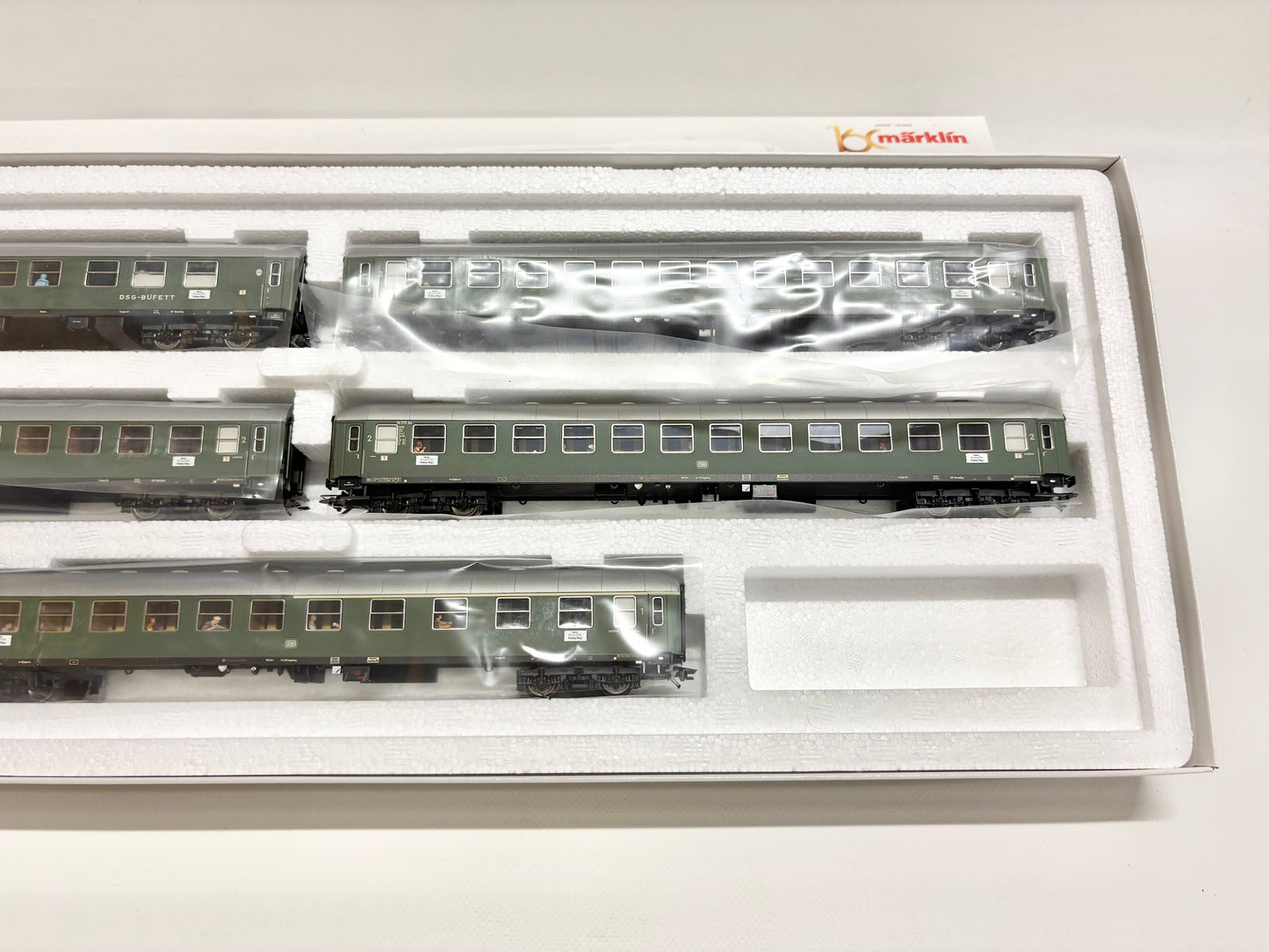 Märklin 43935 Wagen-Set D96 Isar-Rhone Personenwagen DB AC H0
