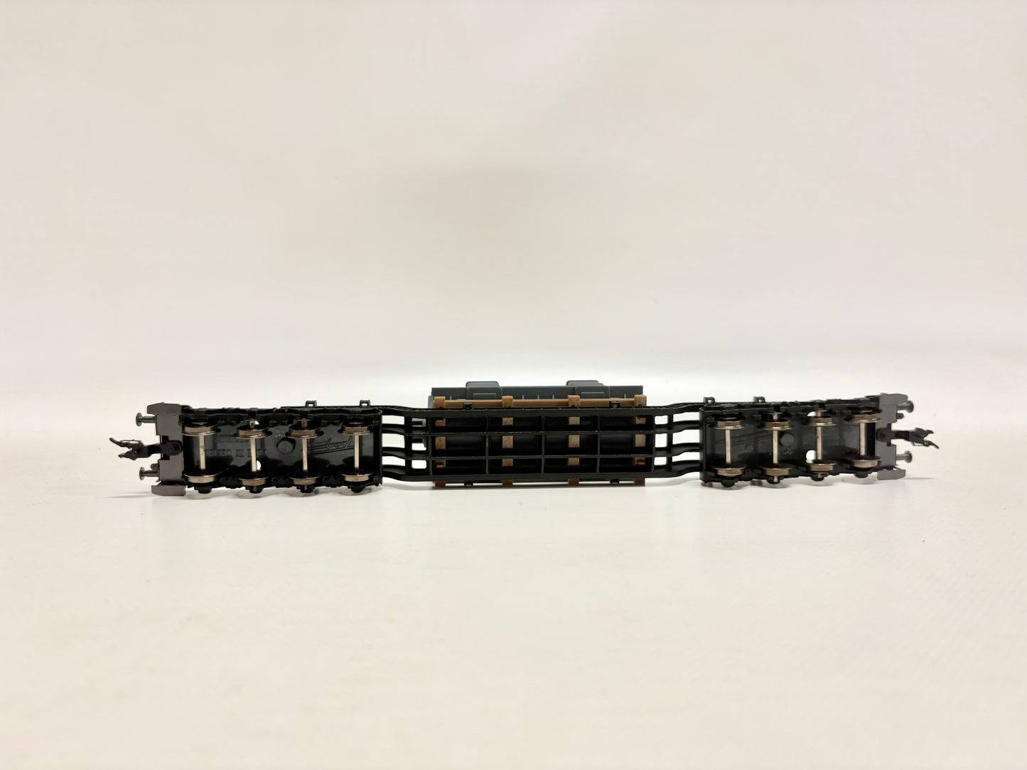 Fleischmann 5297 Güterwagen Tiefladewagen mit Generator DB DC H0