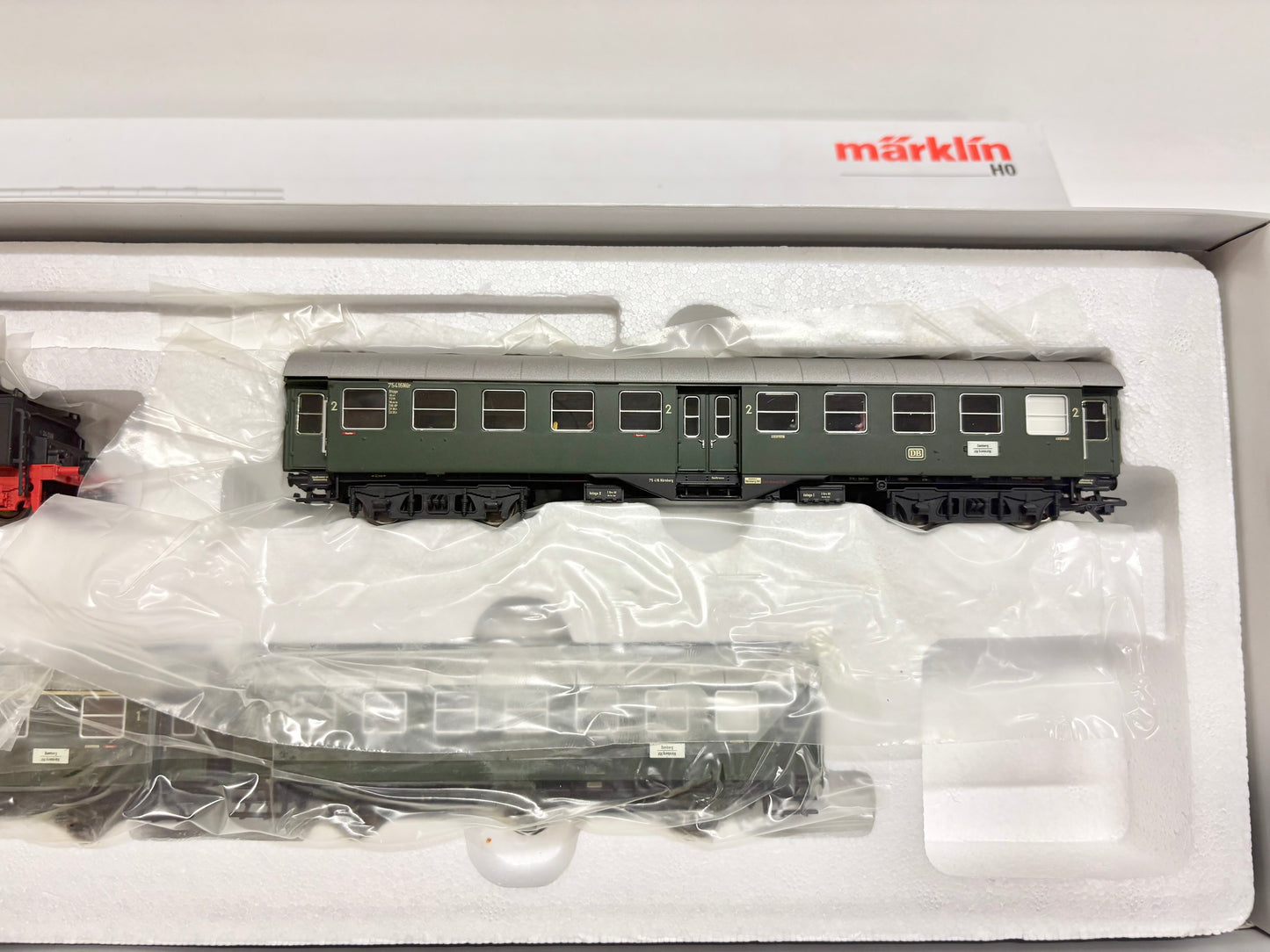 Märklin 26564 Digital Zugpackung Dampflok Br 24 mit Umbauwagen DB AC H0
