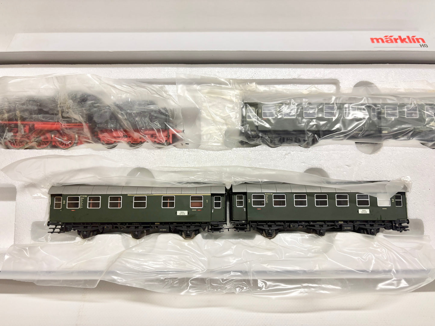 Märklin 26564 Digital Zugpackung Dampflok Br 24 mit Umbauwagen DB AC H0