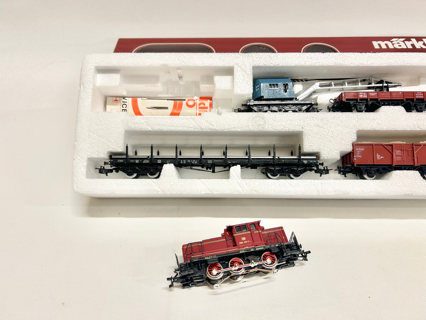 Märklin 2853 Gleisbauzug, H0, Br 260, Diesellok H0, OVP, TOP