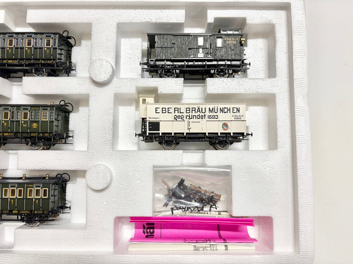 Märklin 43982 Wagen-Set Bayrischer Personenzug um 1880 K.Bay.Sts.B. AC H0