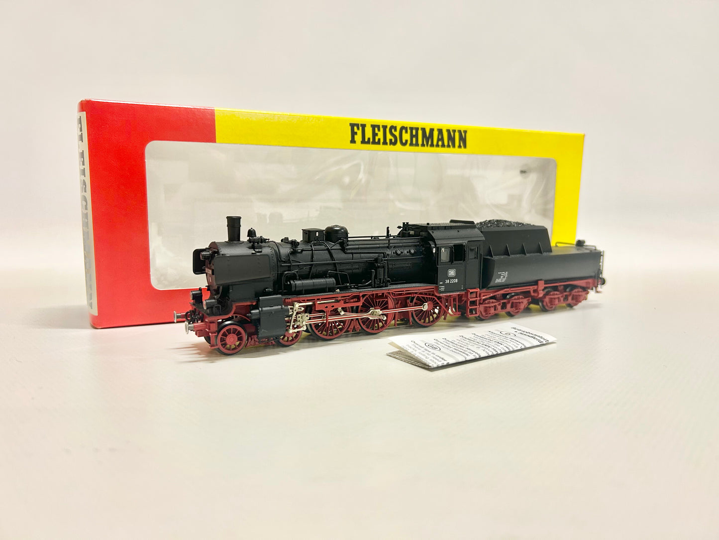 Fleischmann 1166K Digital AC Dampflok Br 38 2208 DB DC H0