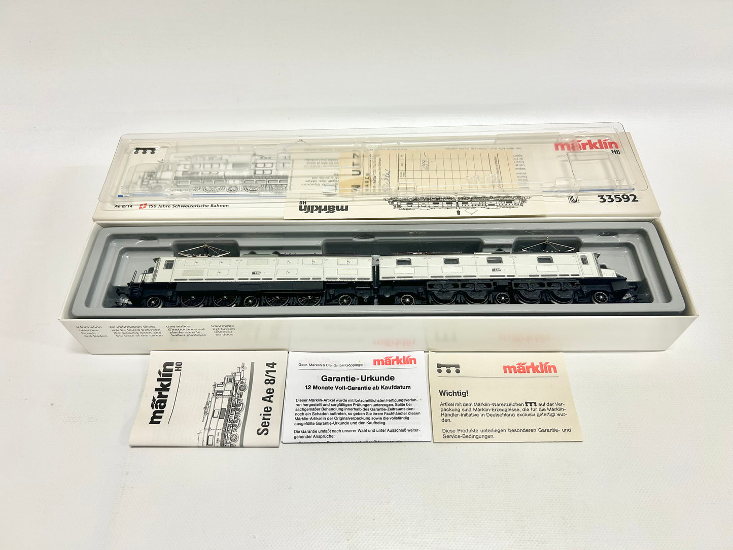 Märklin 33592 Digital Ae 8/14 SBB E-Lok, H0, OVP, TOP